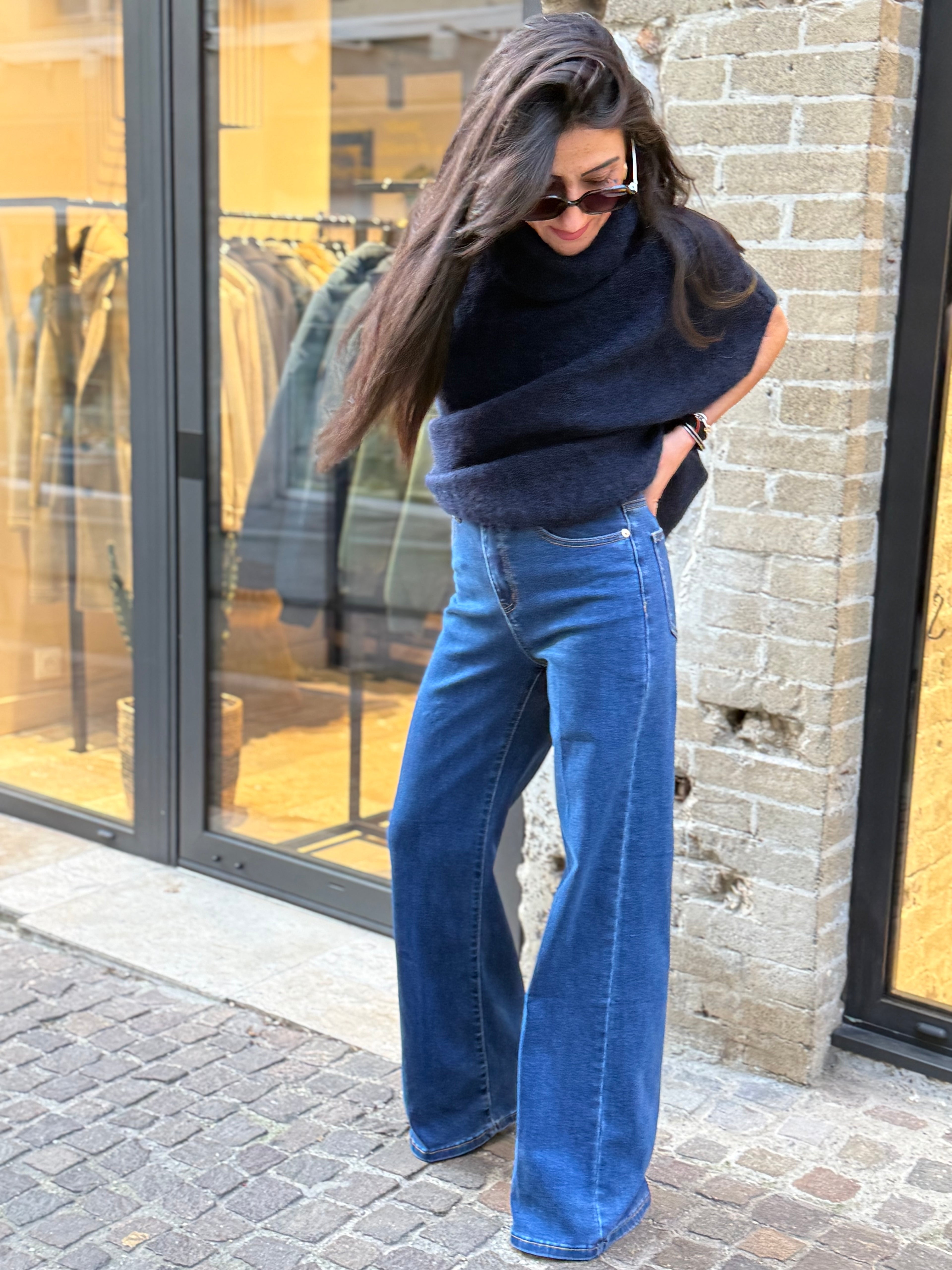 Pull sans manches kid mohair