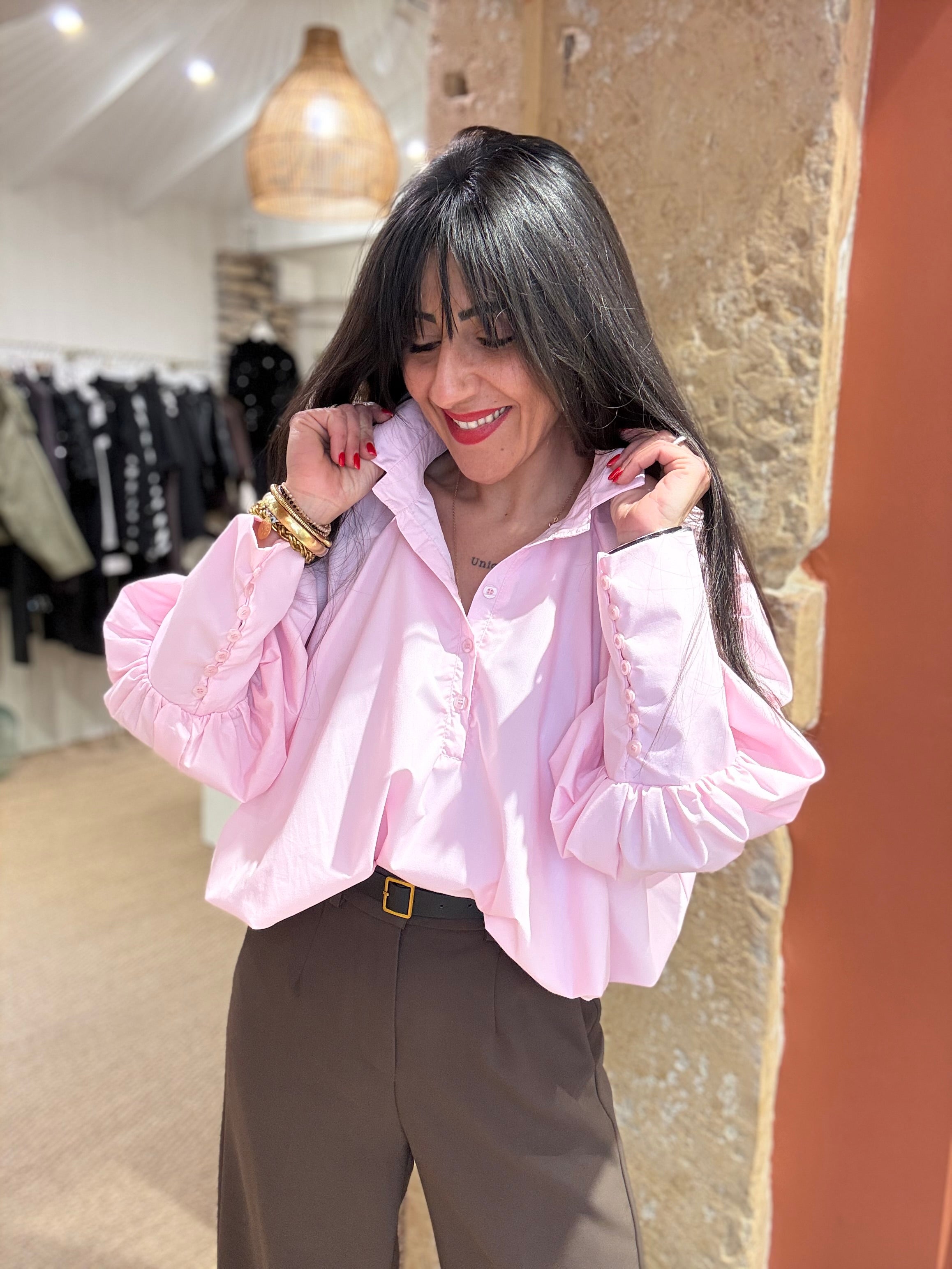 CHEMISE MANCHES BALLONS