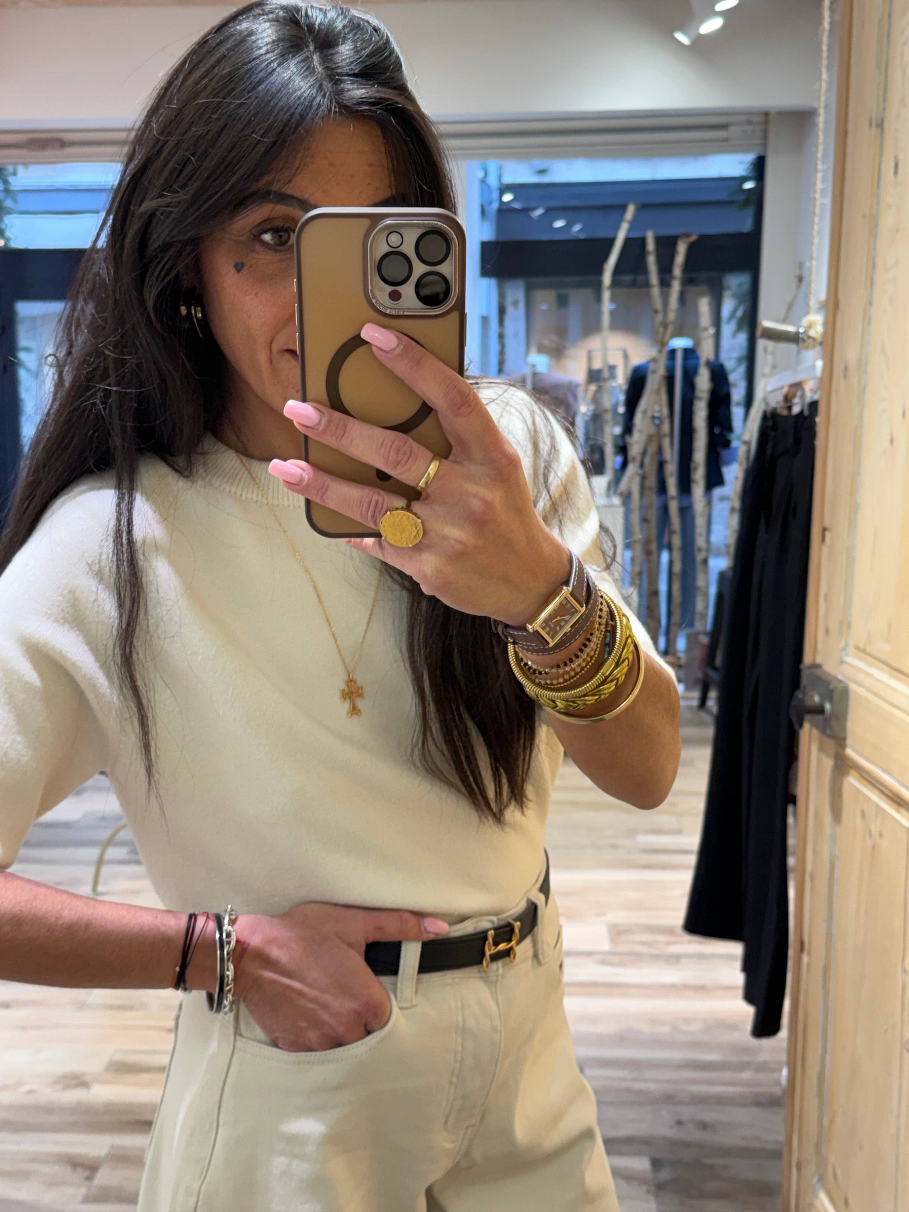 Pull manches courtes