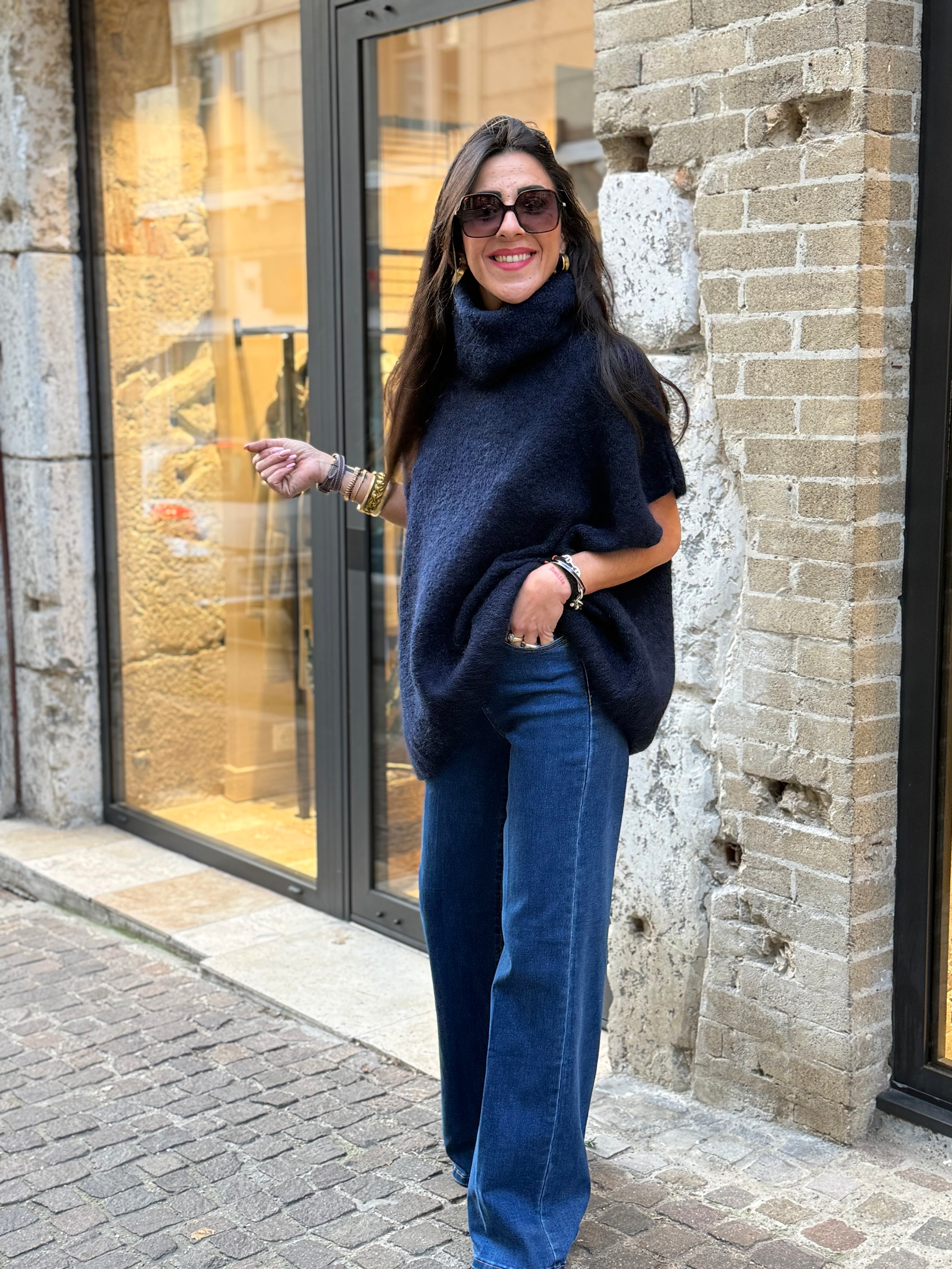 Pull sans manches kid mohair