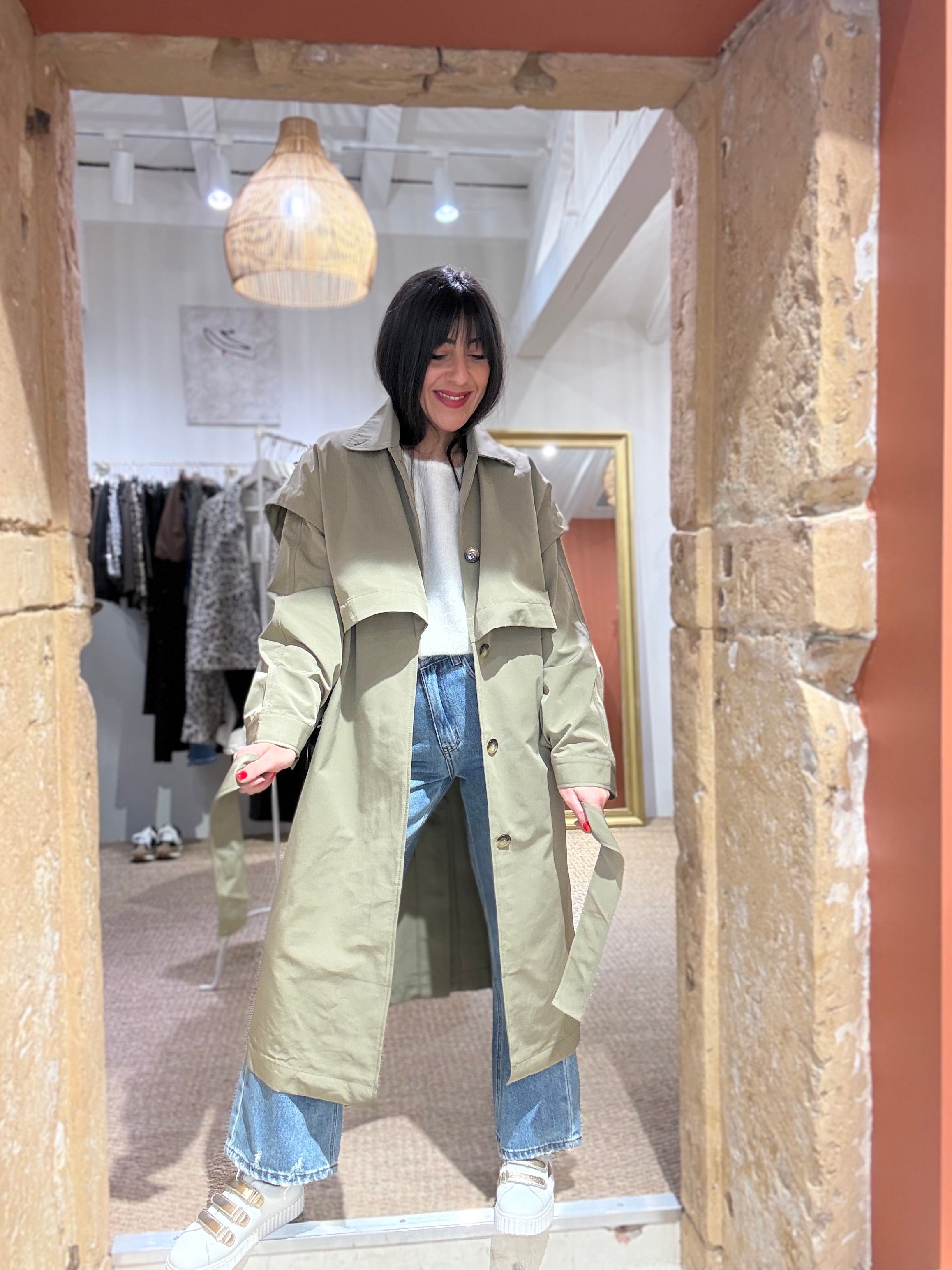 Trench coat kaki culture