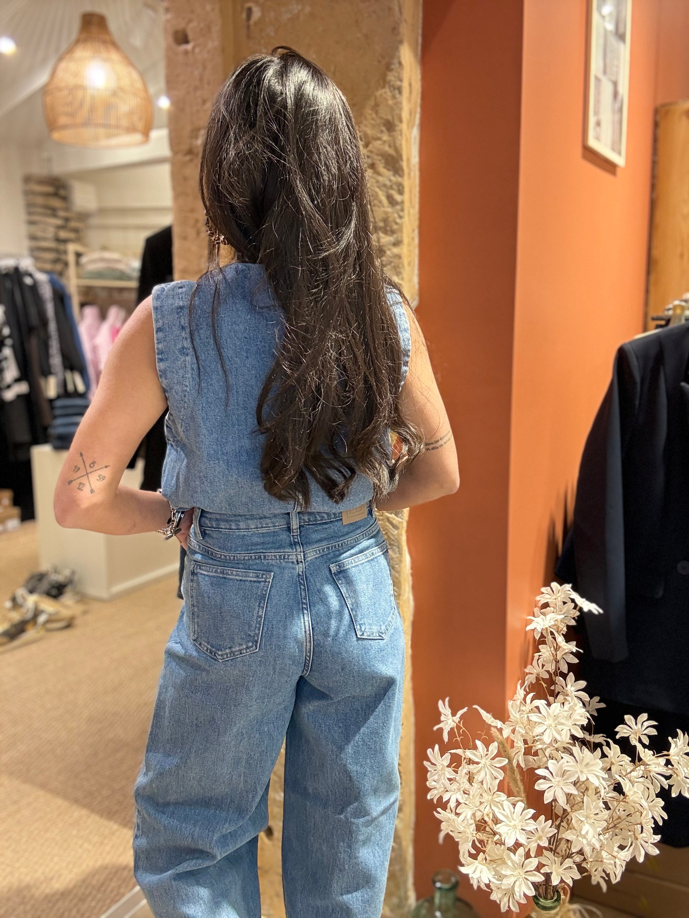 JEAN BARREL SOAKED