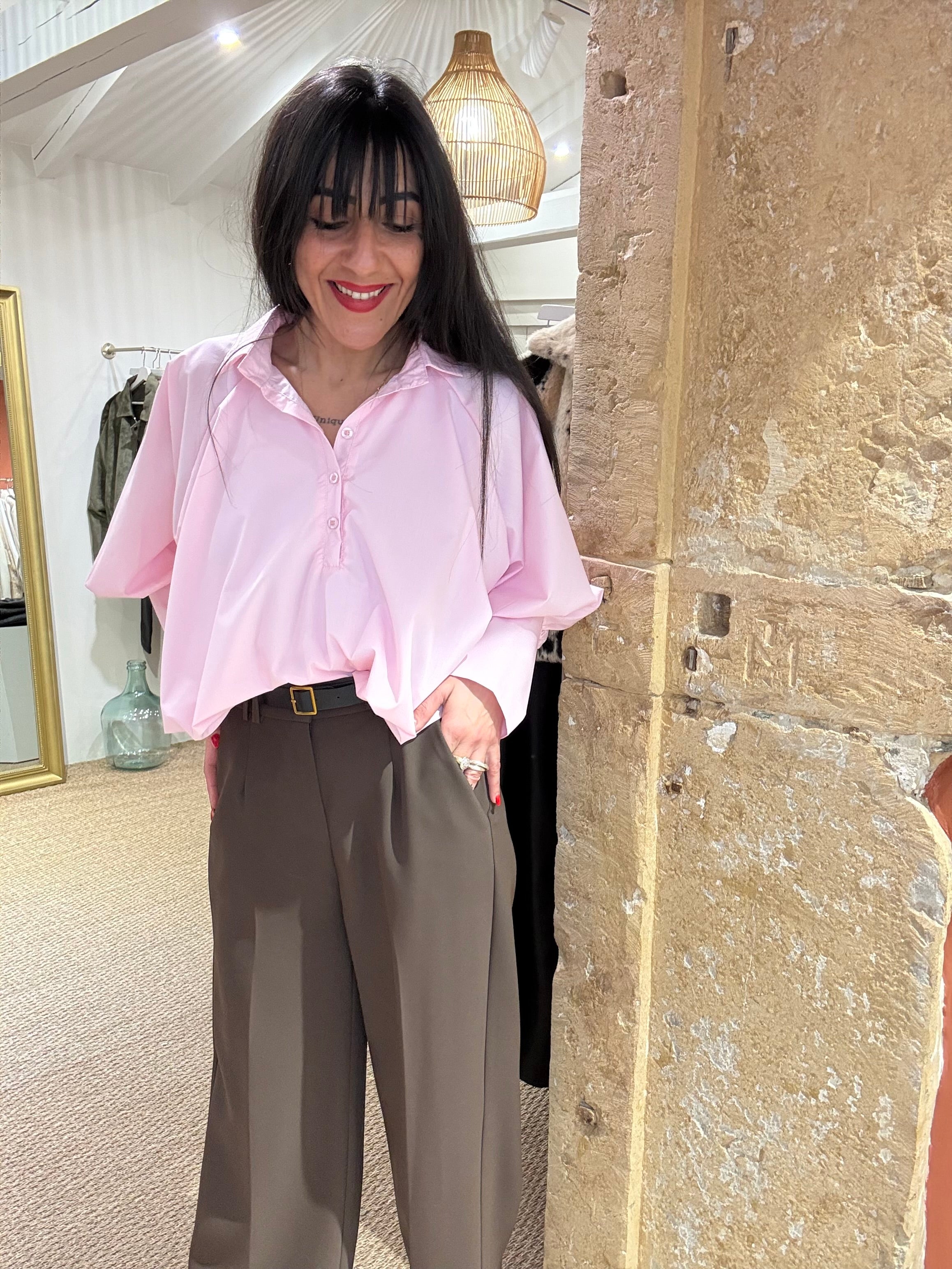 La chemise manches ballons