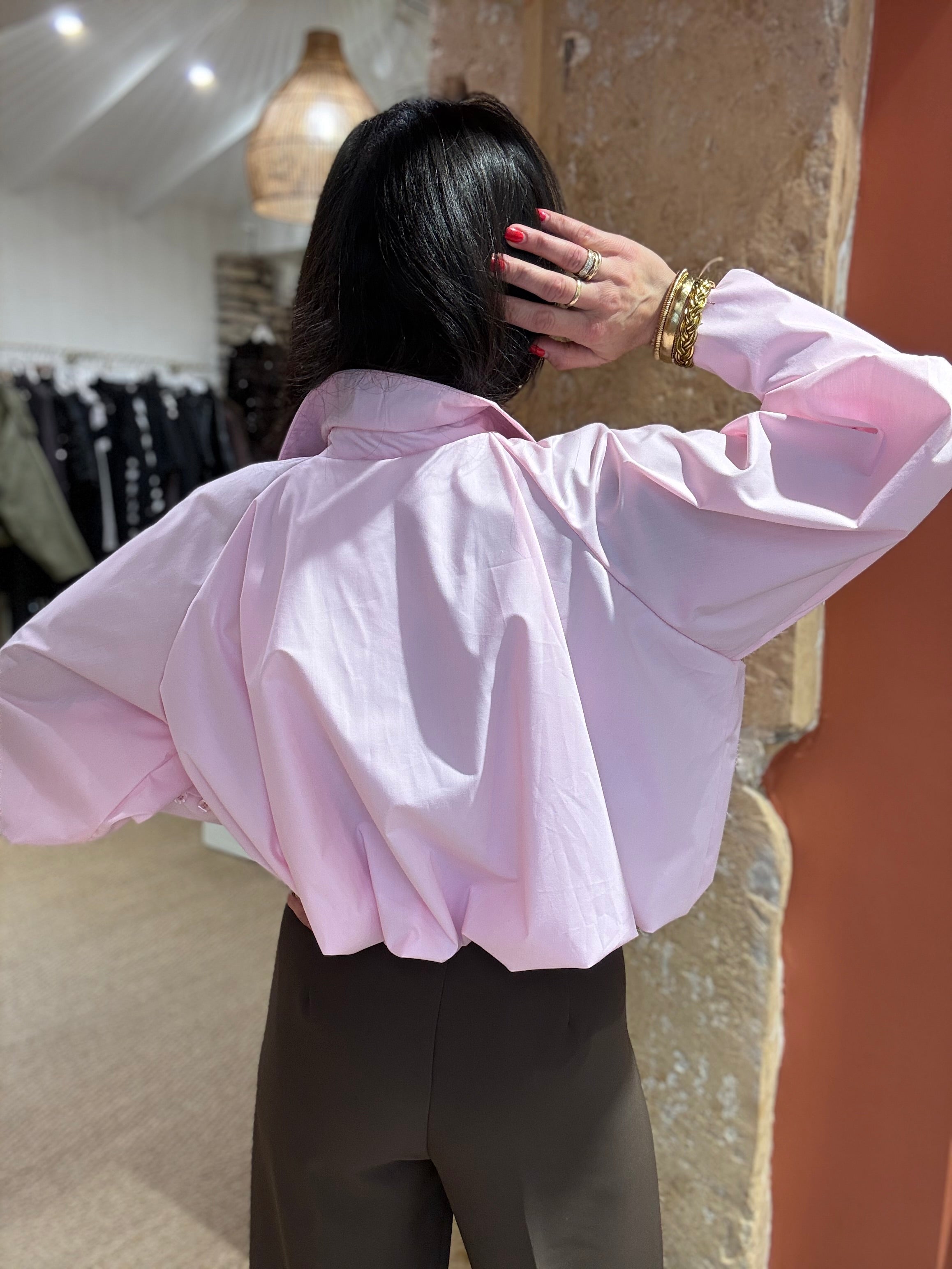 La chemise manches ballons