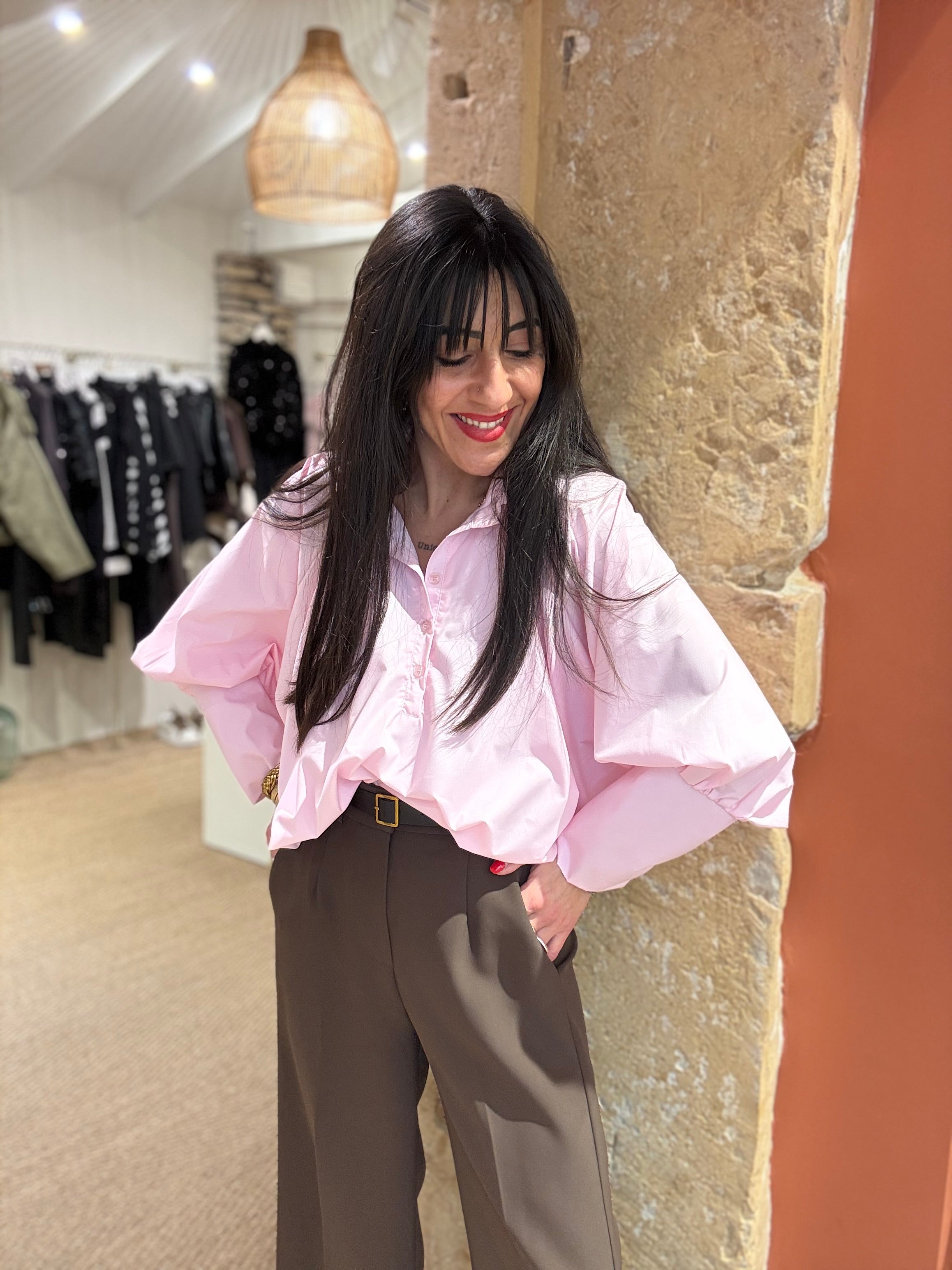 CHEMISE MANCHES BALLONS