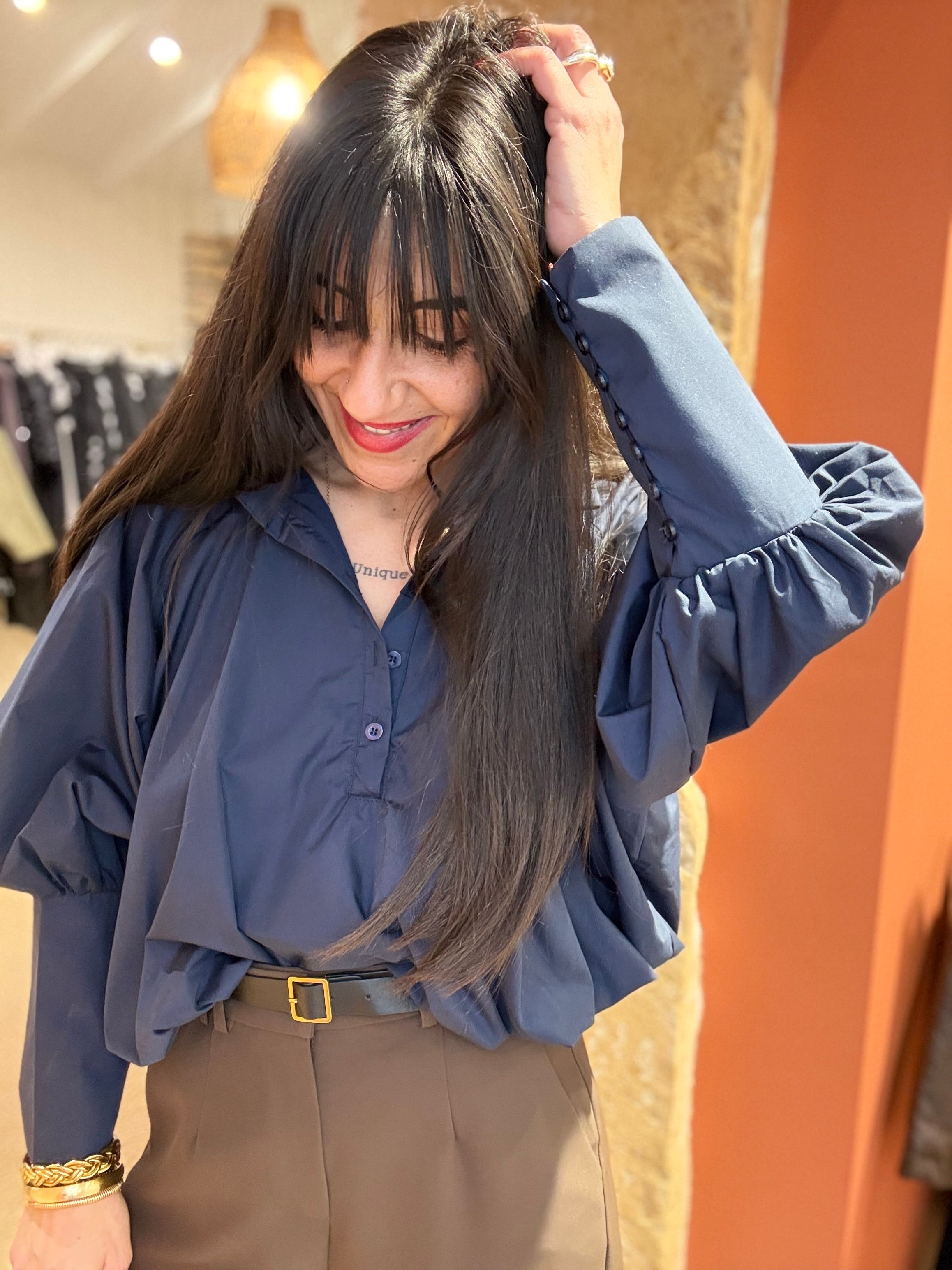 CHEMISE MANCHES BALLONS