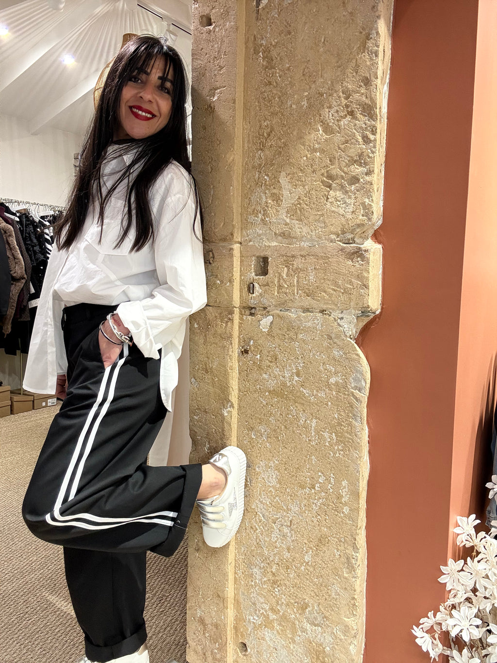 CHEMISE BLANCHE EN POPELINE DE COTON