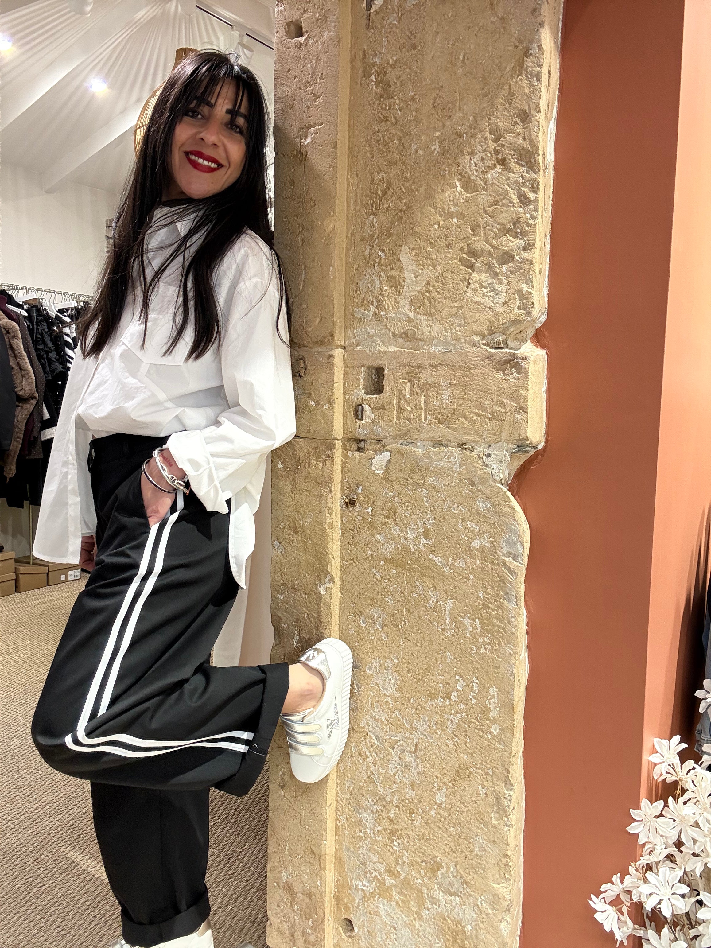 CHEMISE BLANCHE EN POPELINE DE COTON