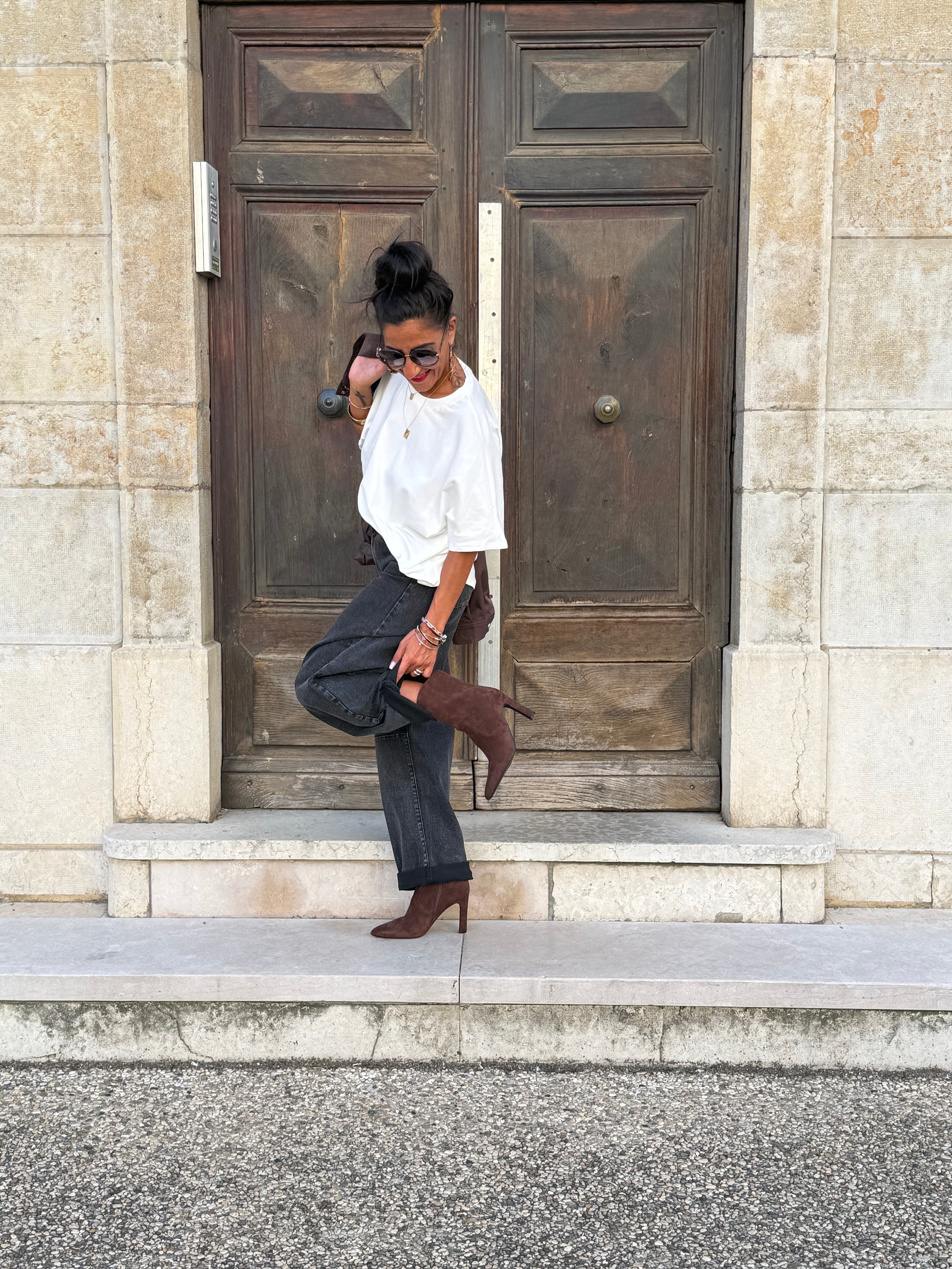 Bottines Daim Choco ou Noir - Prezzo