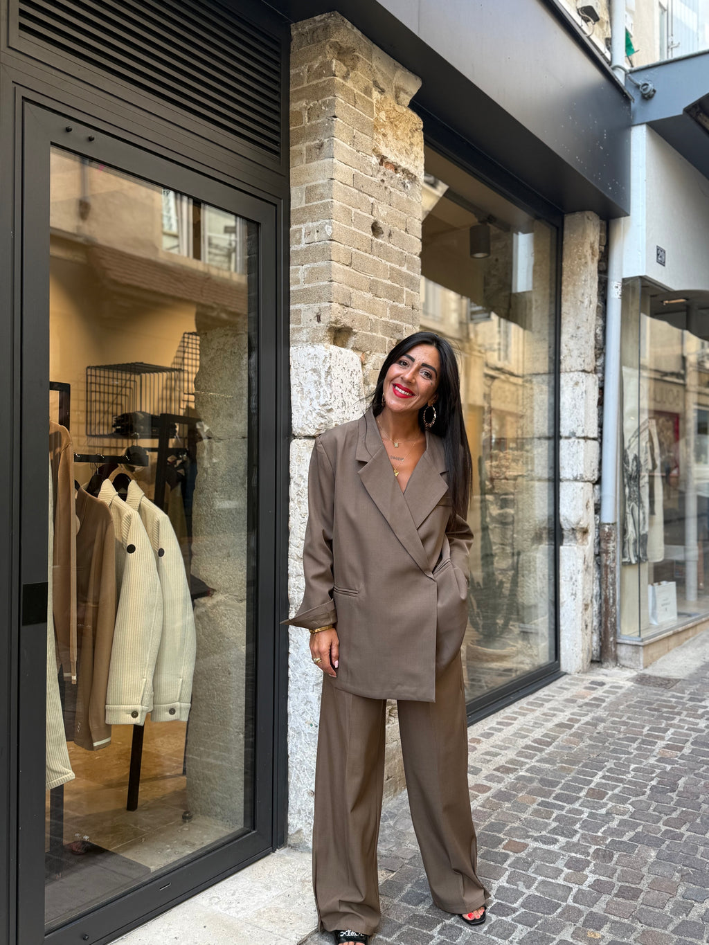 Pantalon à pince - Choco