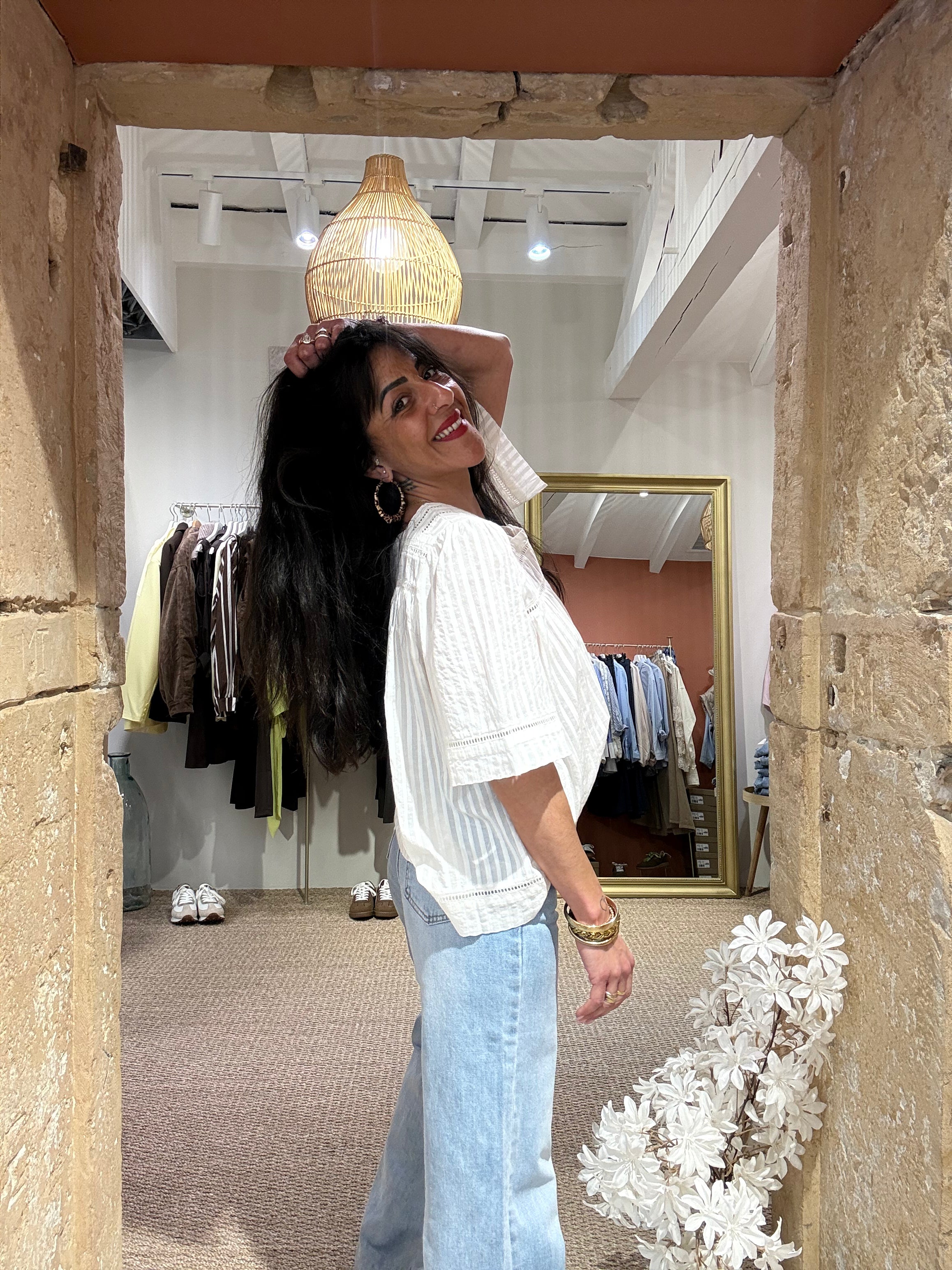 BLOUSE A BOUTON SOAKED