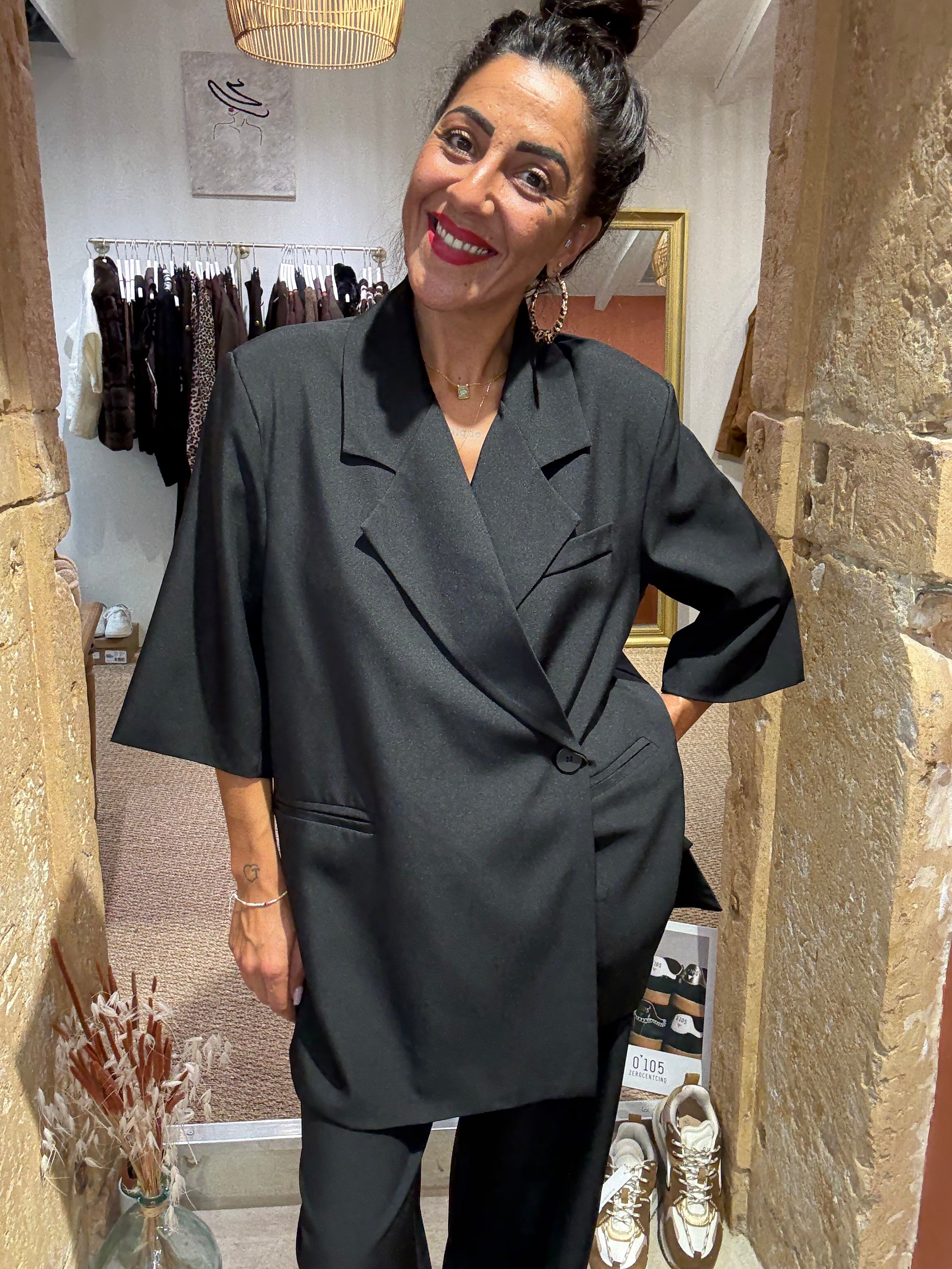 Ensemble Blazer & Pantalon - Noir