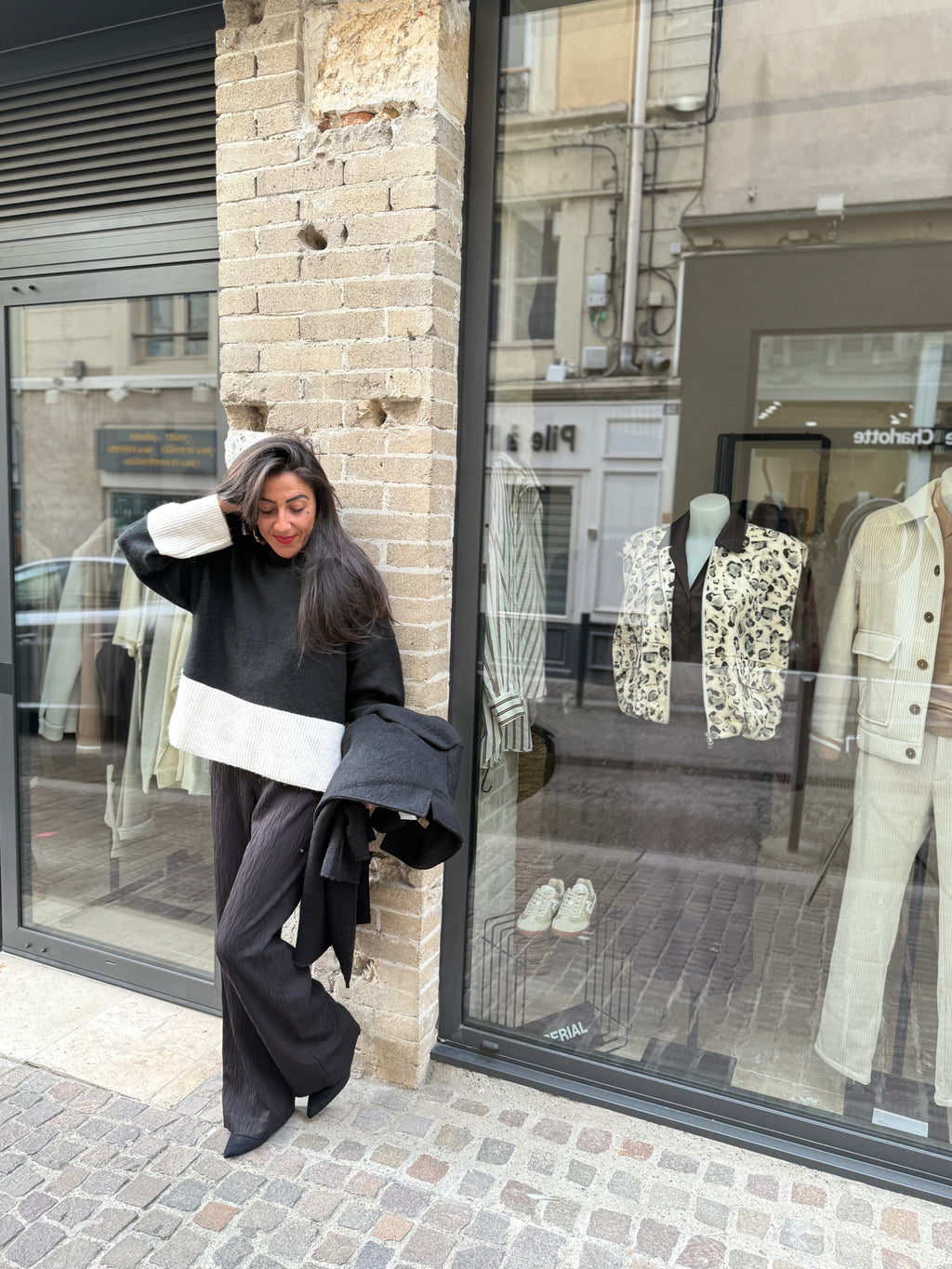 Pull Noir & Blanc - Culture
