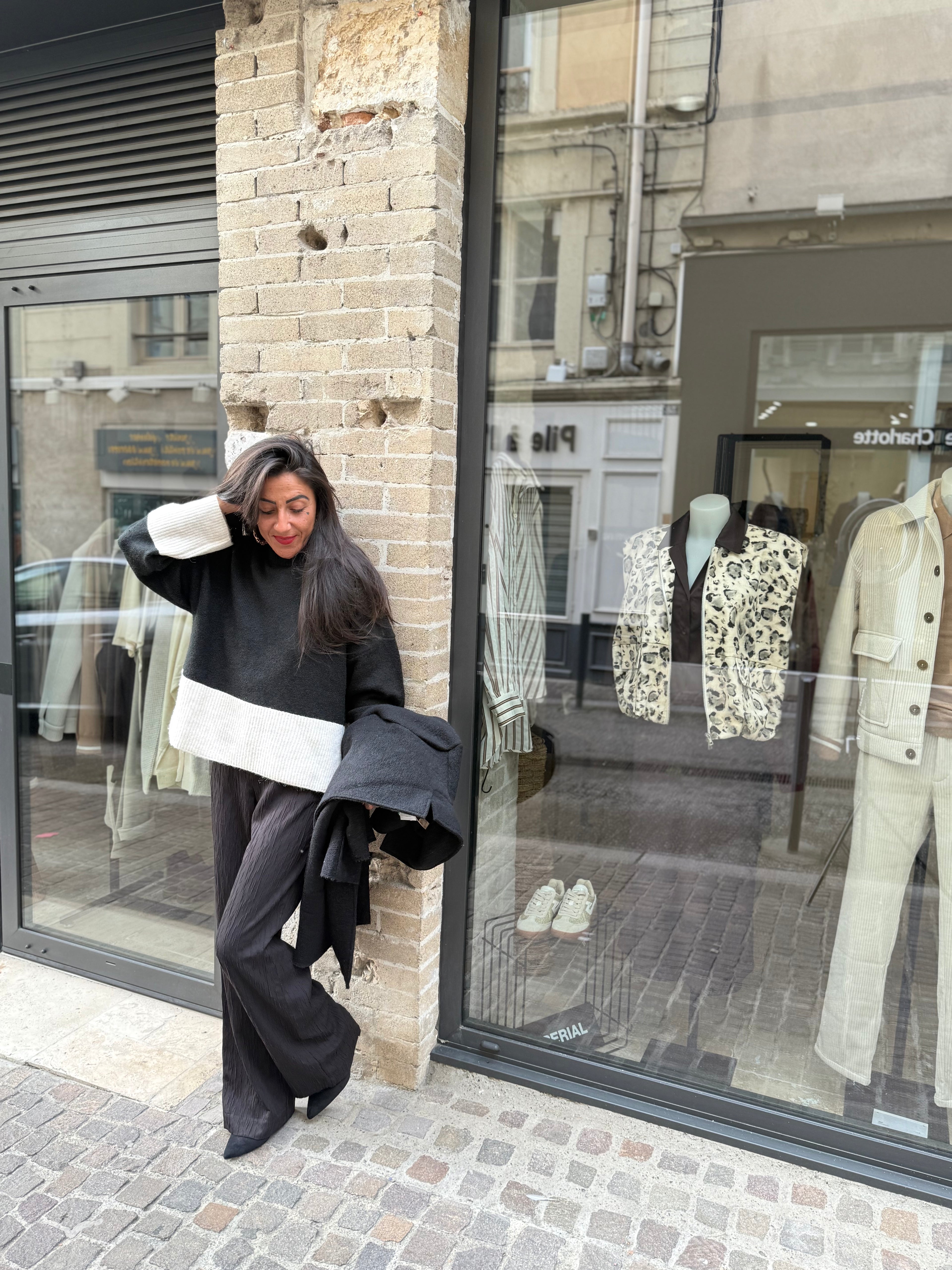 Pull Noir & Blanc - Culture