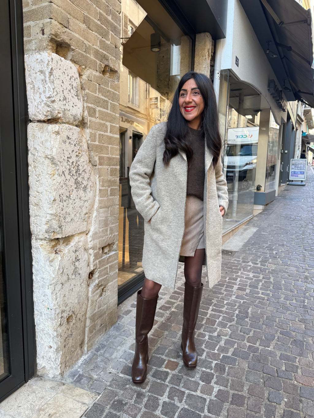 Manteau droit Laine - Culture