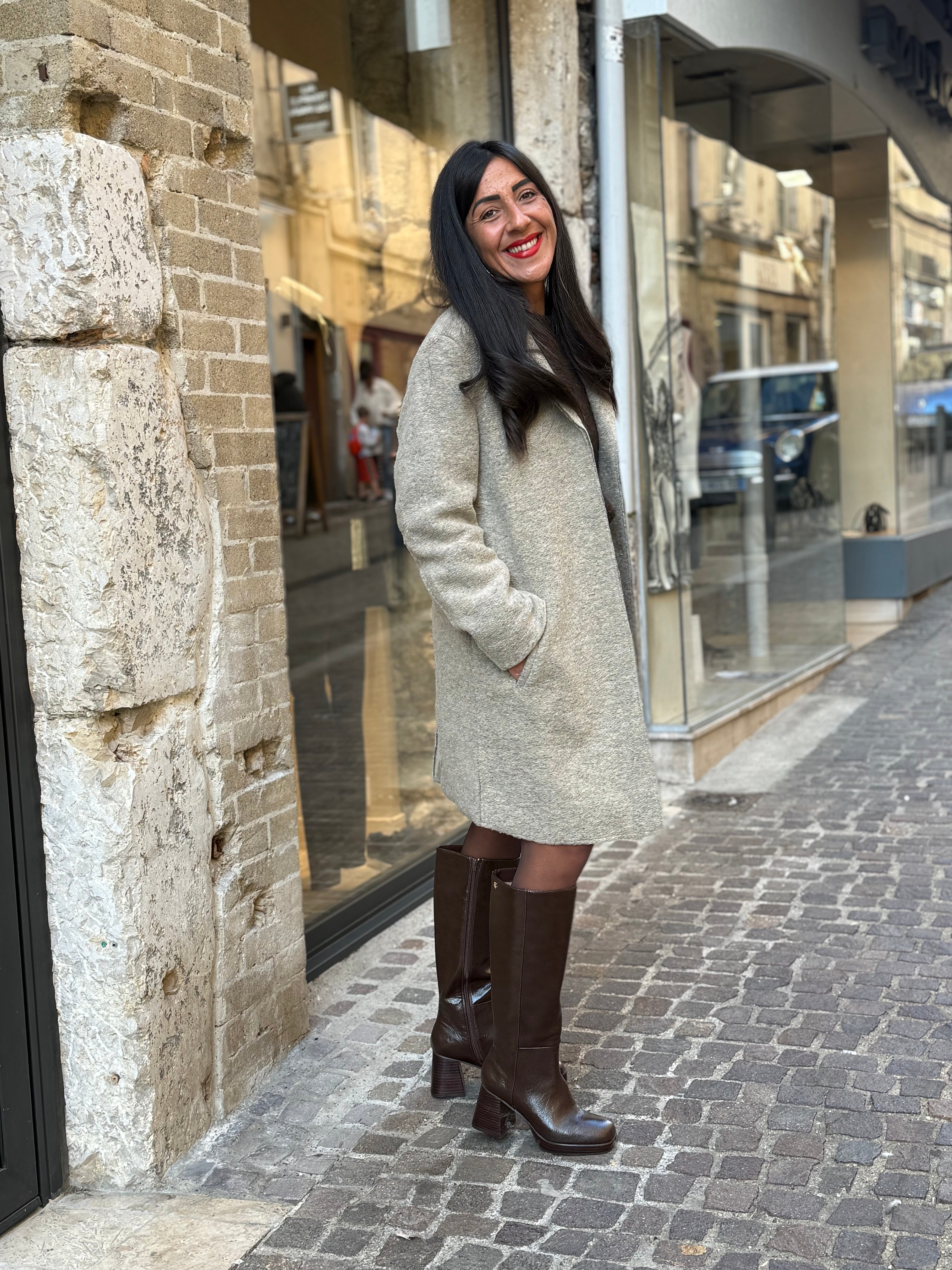 Manteau droit Laine - Culture