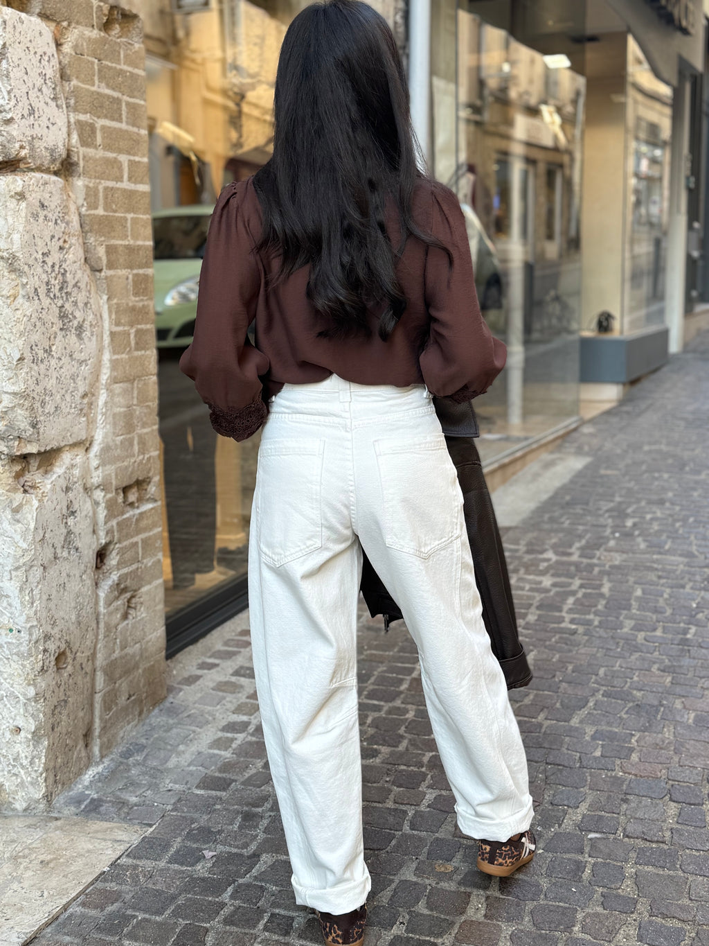 Jeans Ballons - Blanc