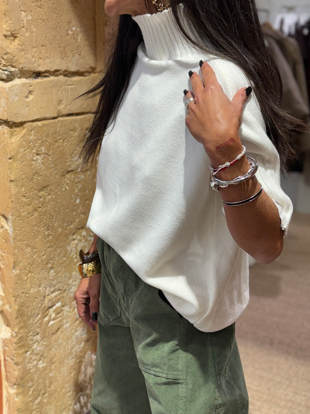 Pull col cheminée Rosa