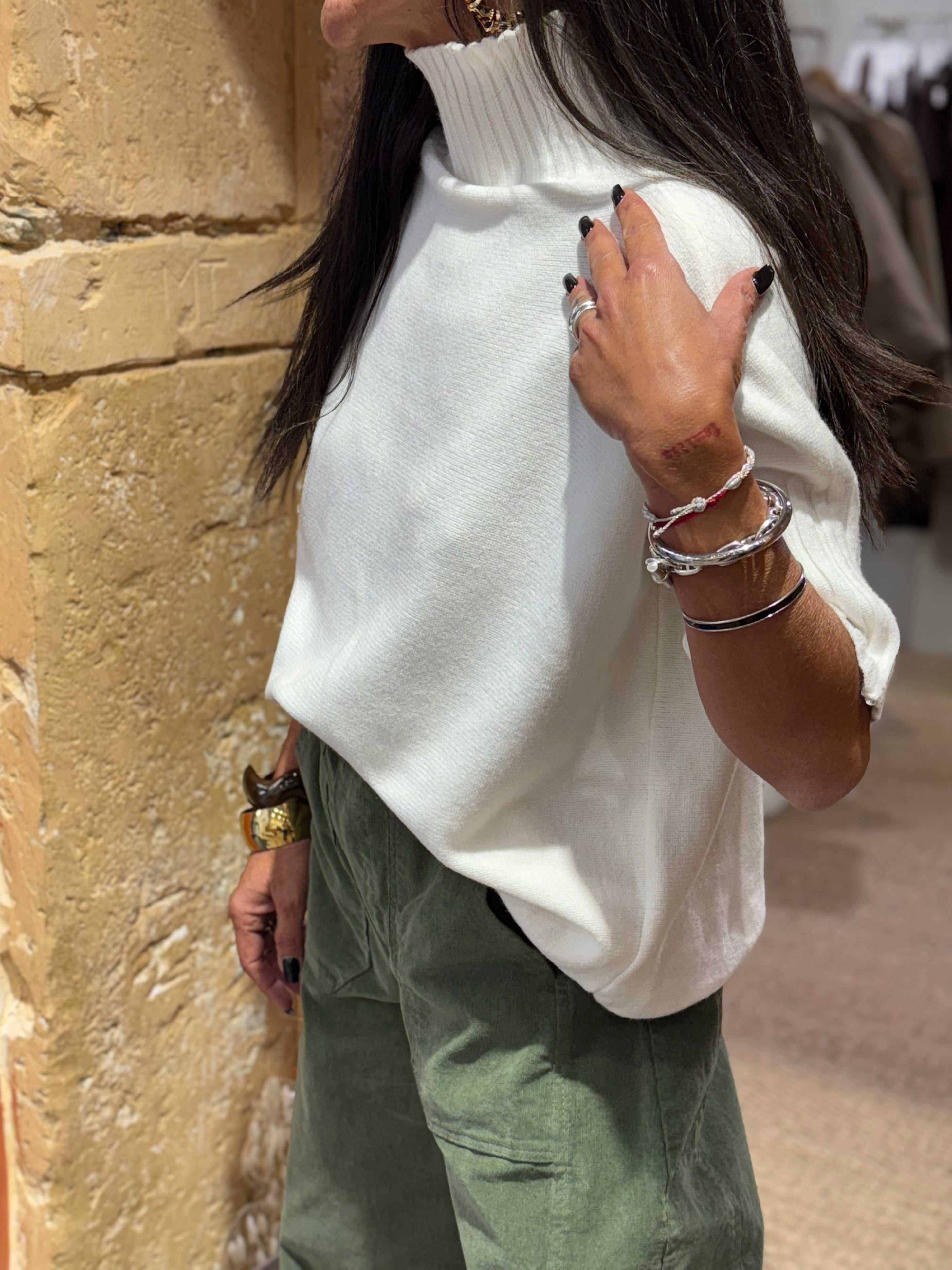 Pull col cheminée Rosa