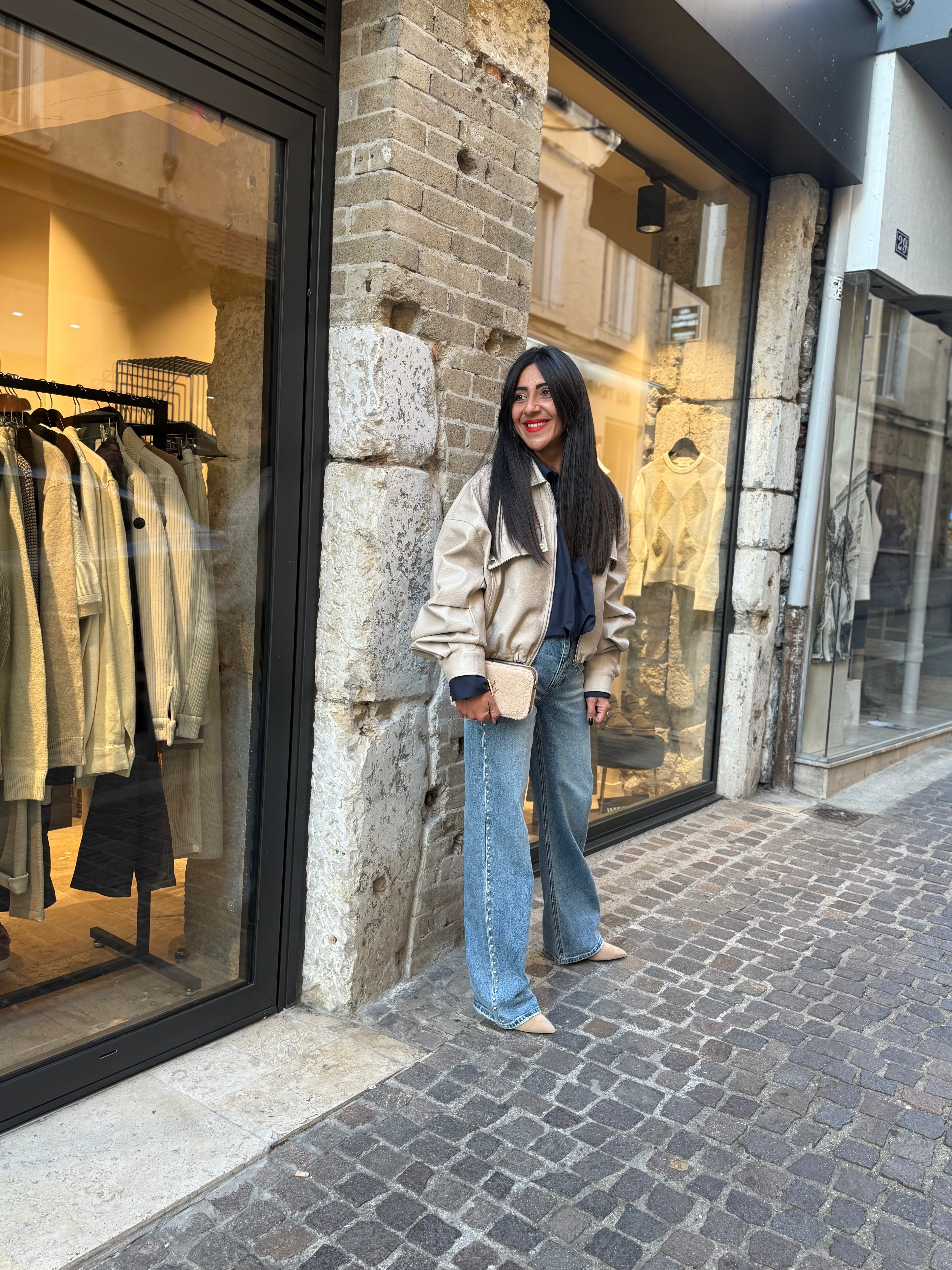 Jeans Bleu ou Noir - Clou