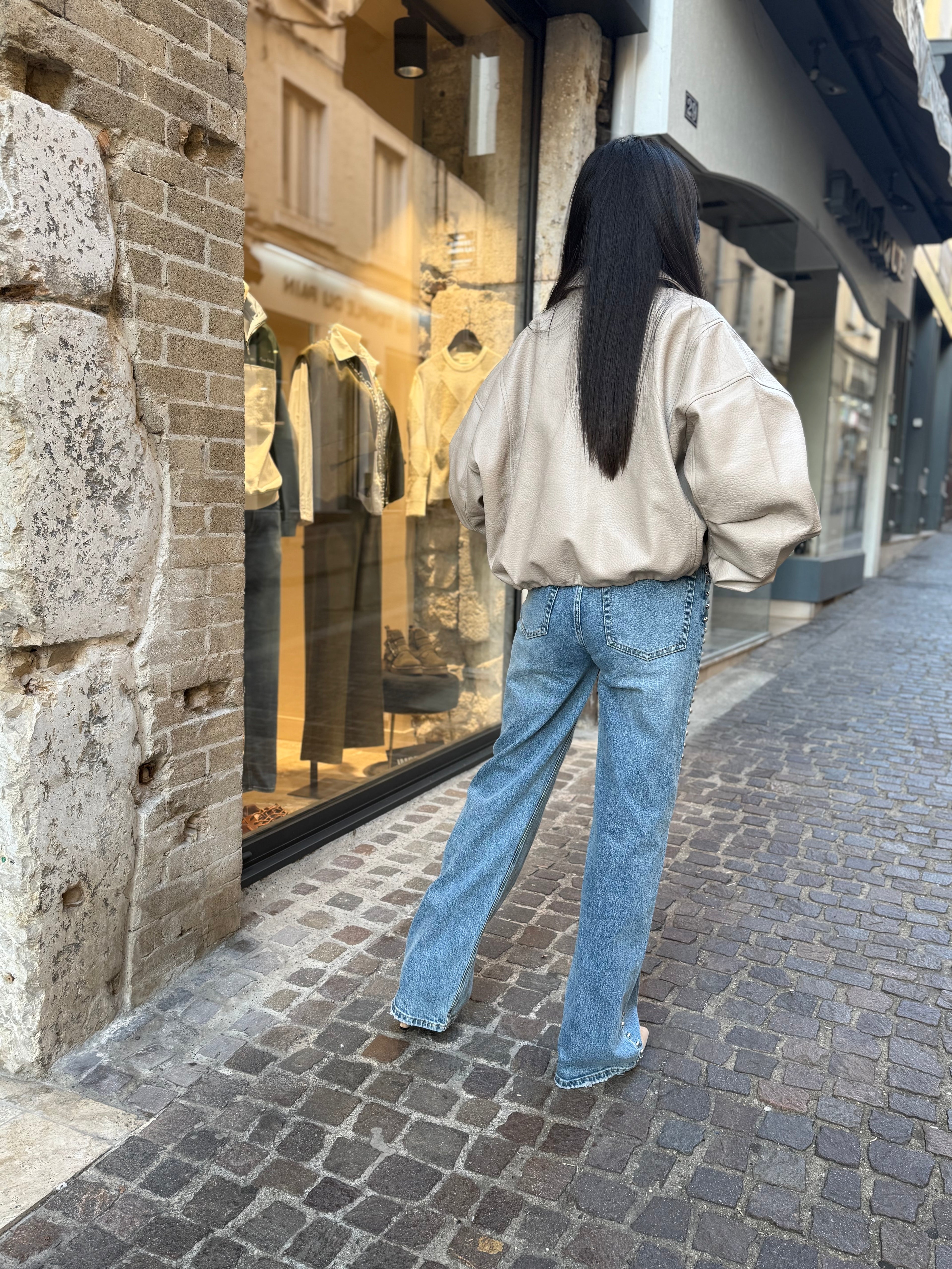 Jeans Bleu ou Noir - Clou