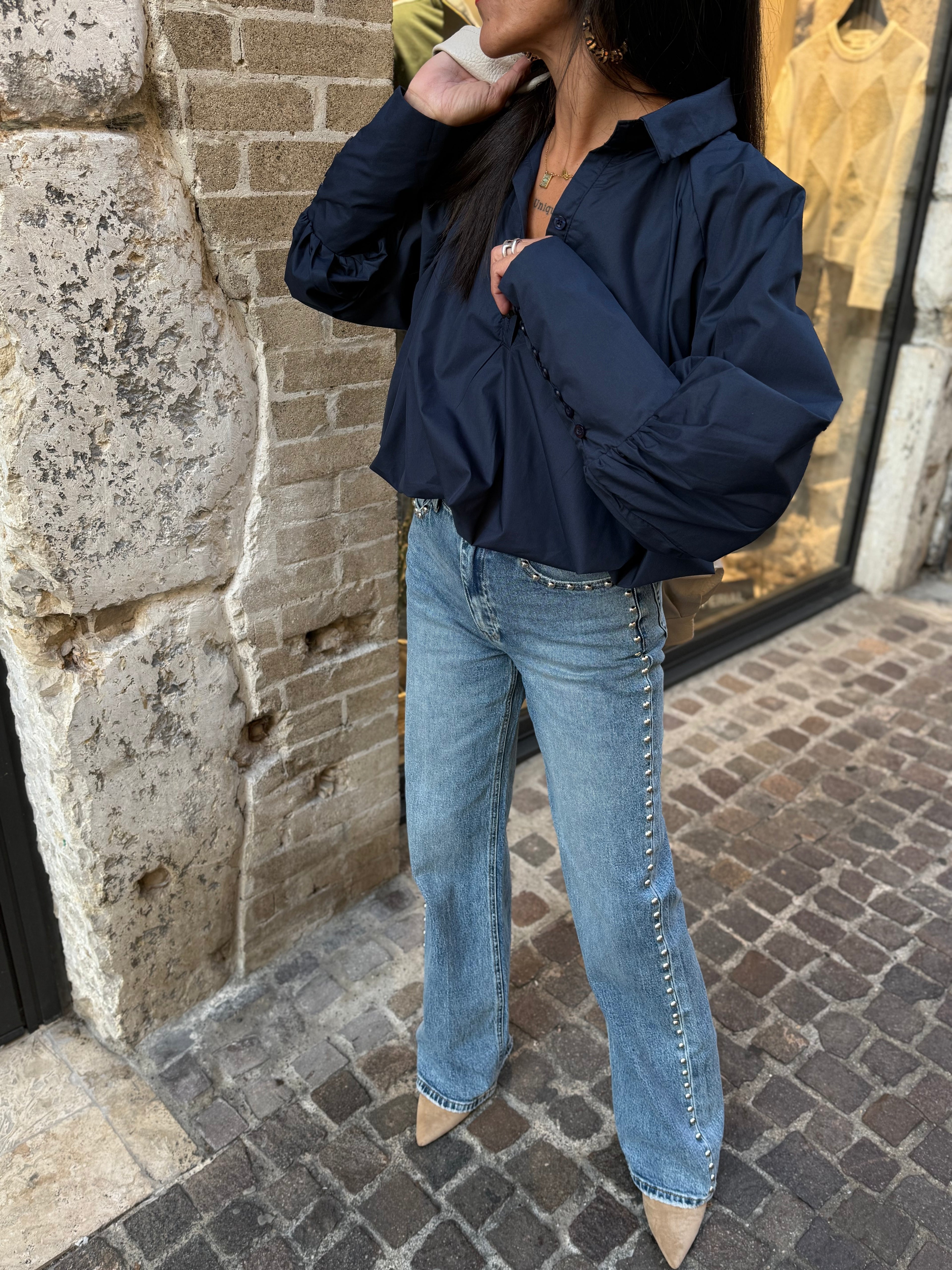 Jeans Bleu ou Noir - Clou