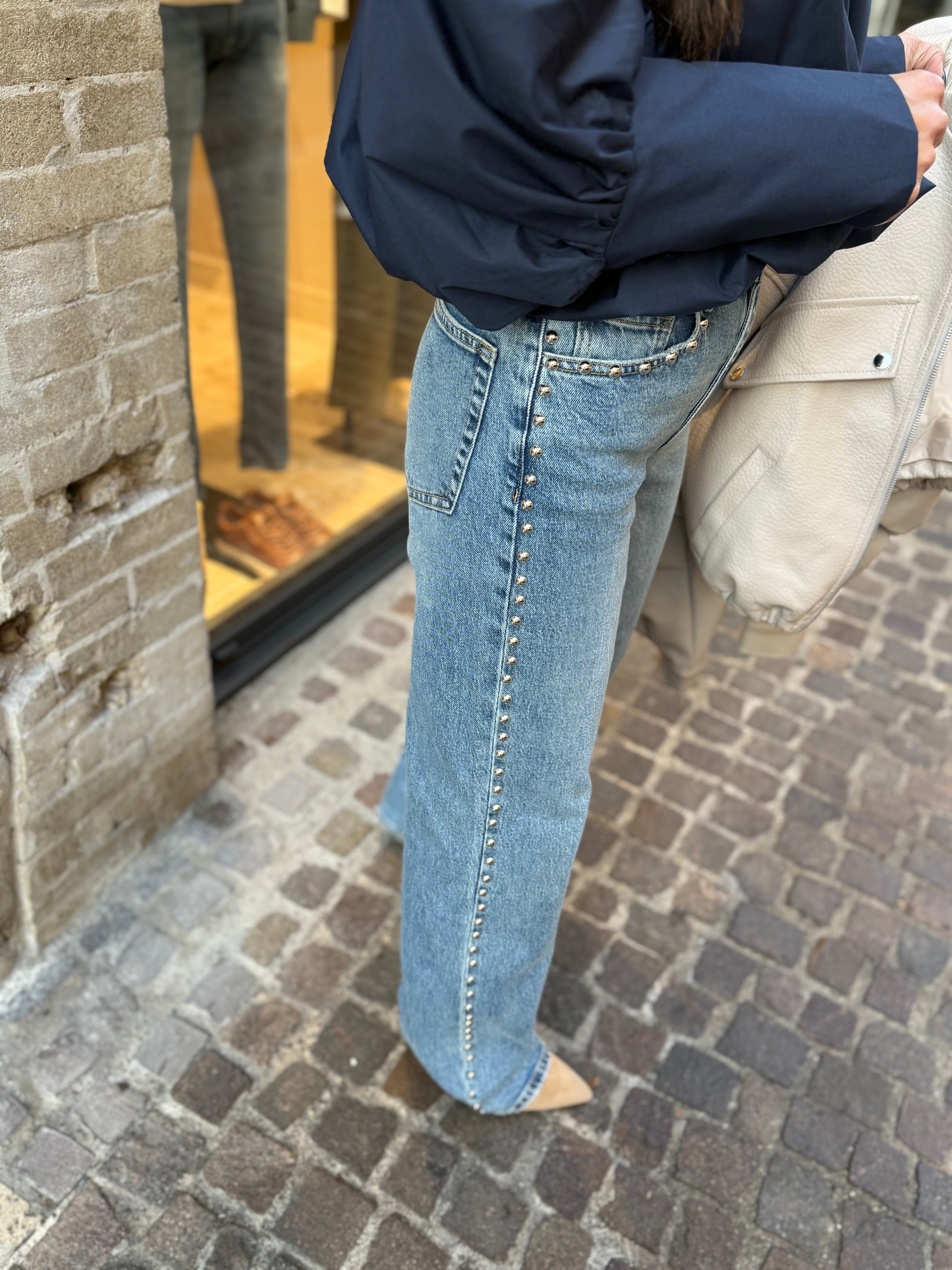 Jeans Bleu ou Noir - Clou