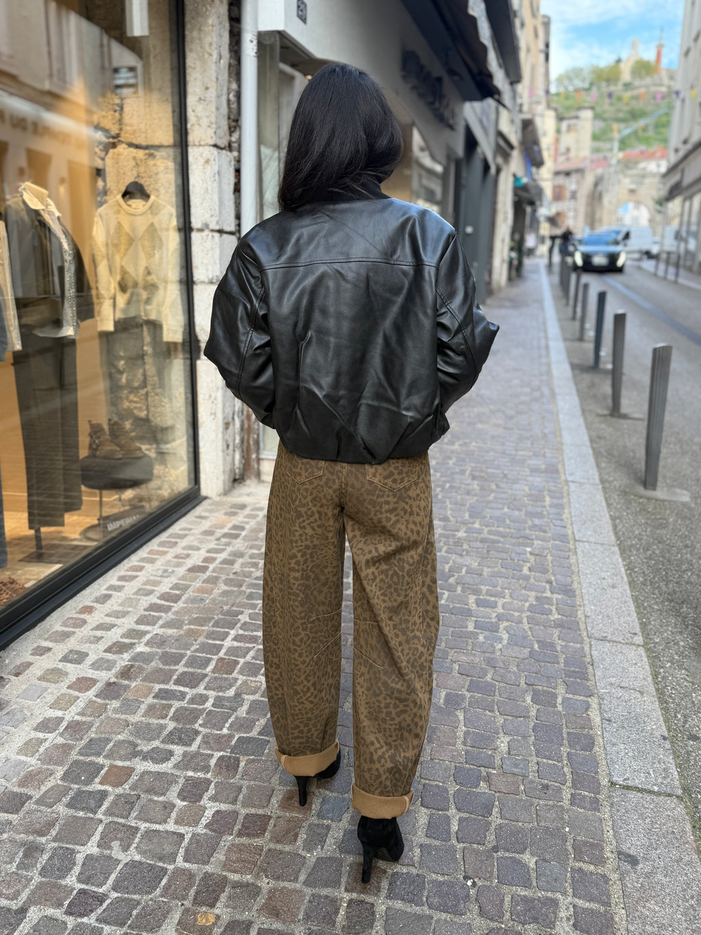 Jeans Ballon - Léopard