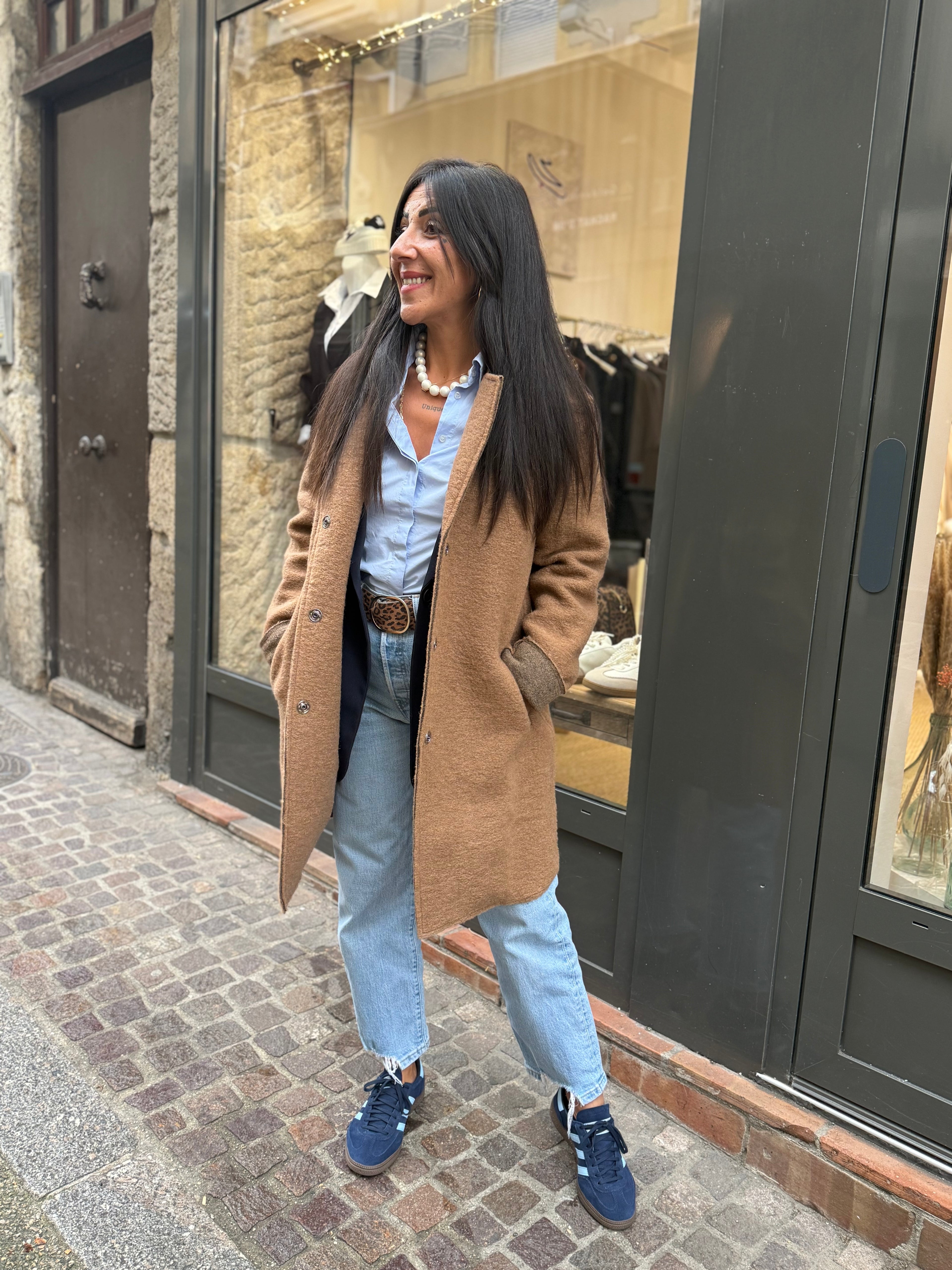 Manteau droit Laine - Culture