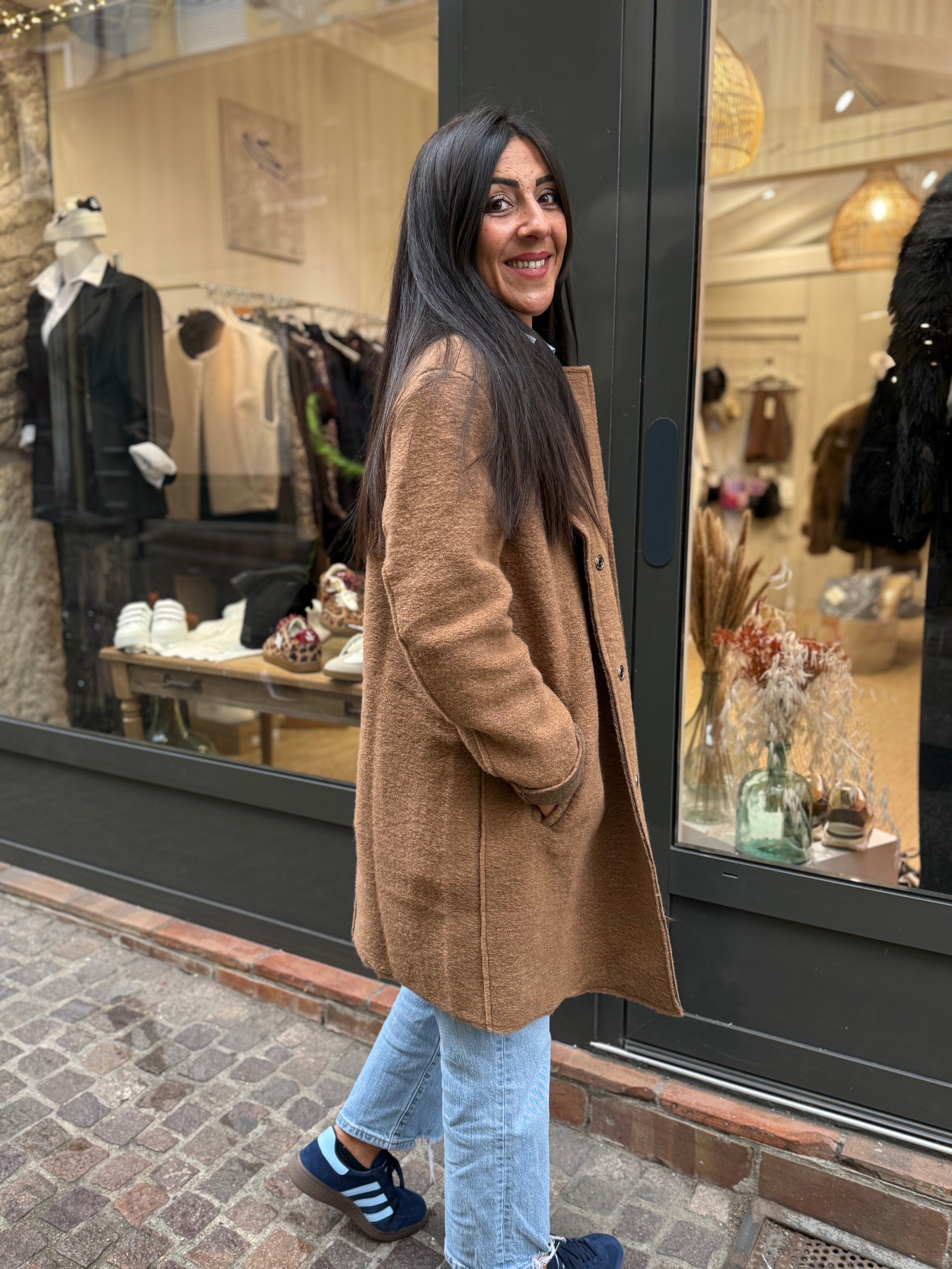 Manteau droit Laine - Culture