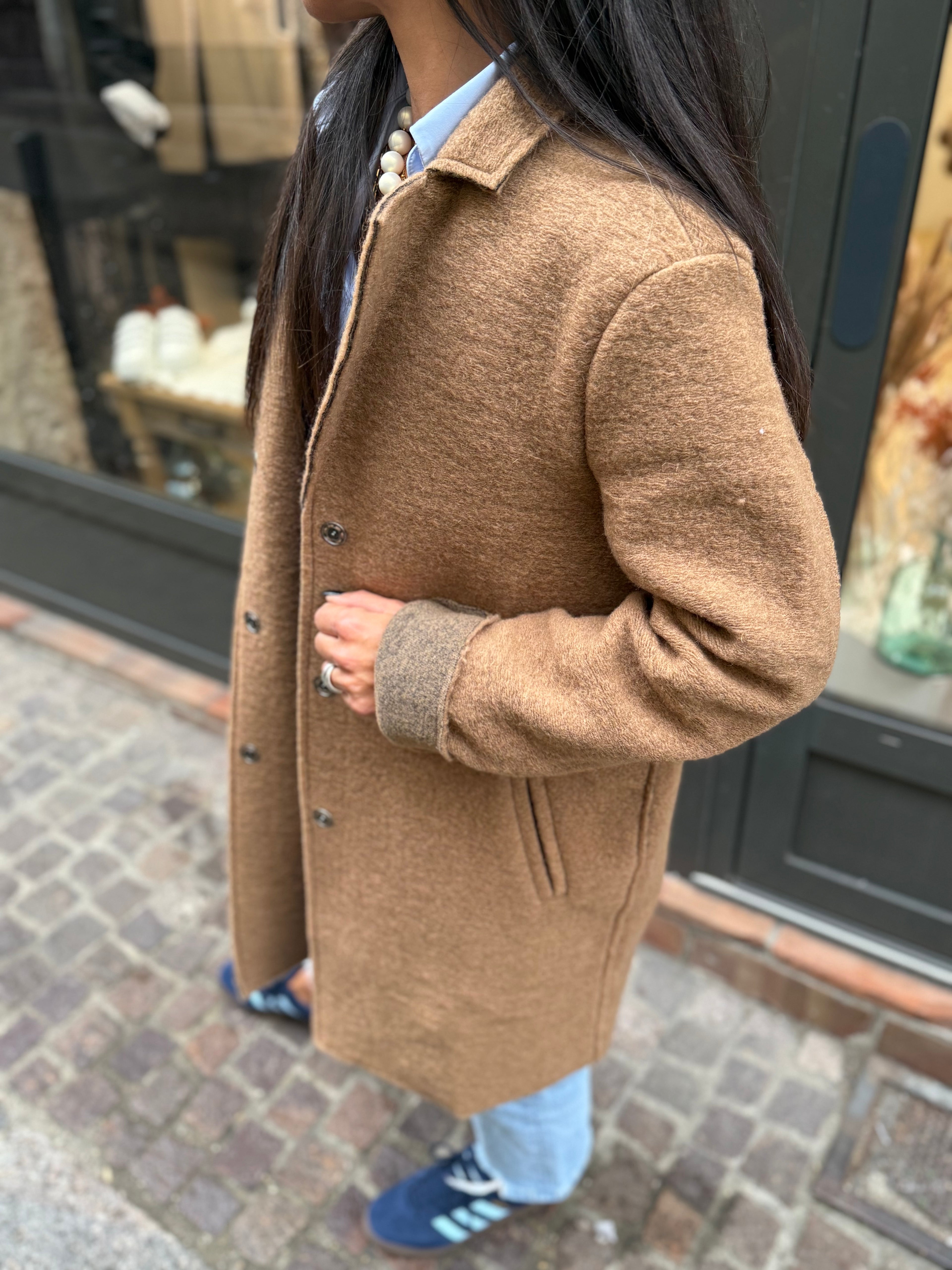 Manteau droit Laine - Culture