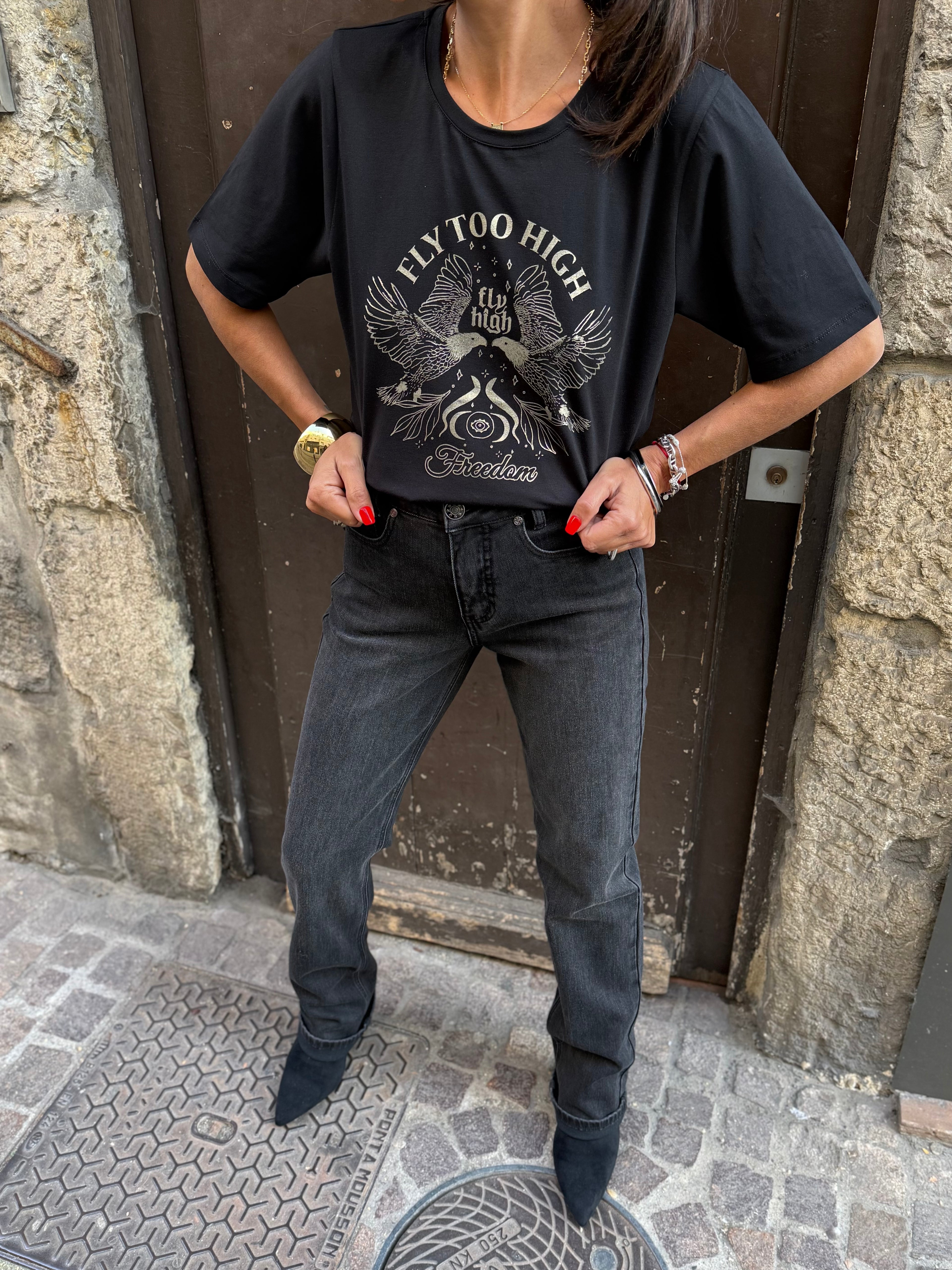 T-shirt Utuya Noir - Culture