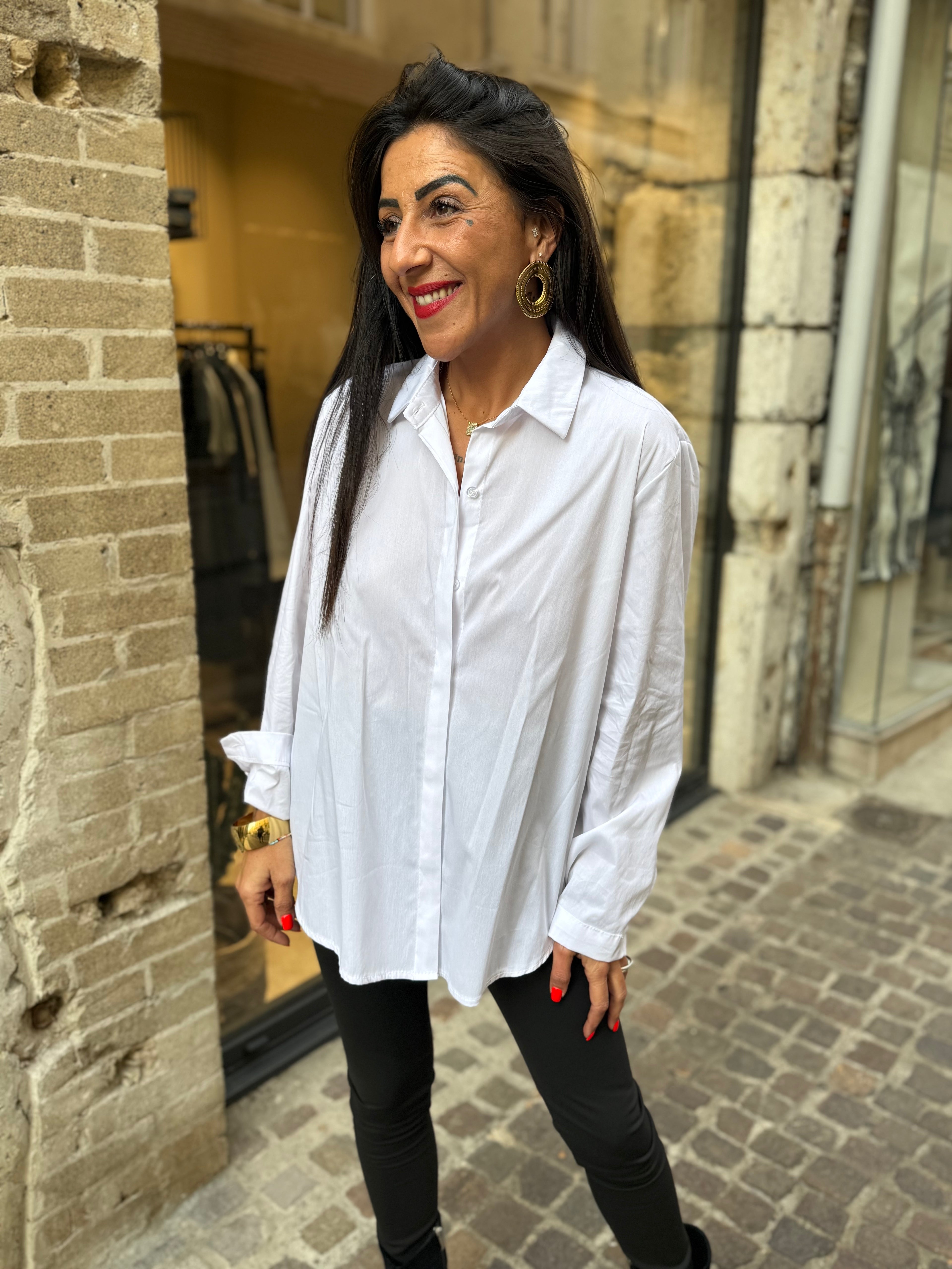 Chemise blanche - Déstructurée