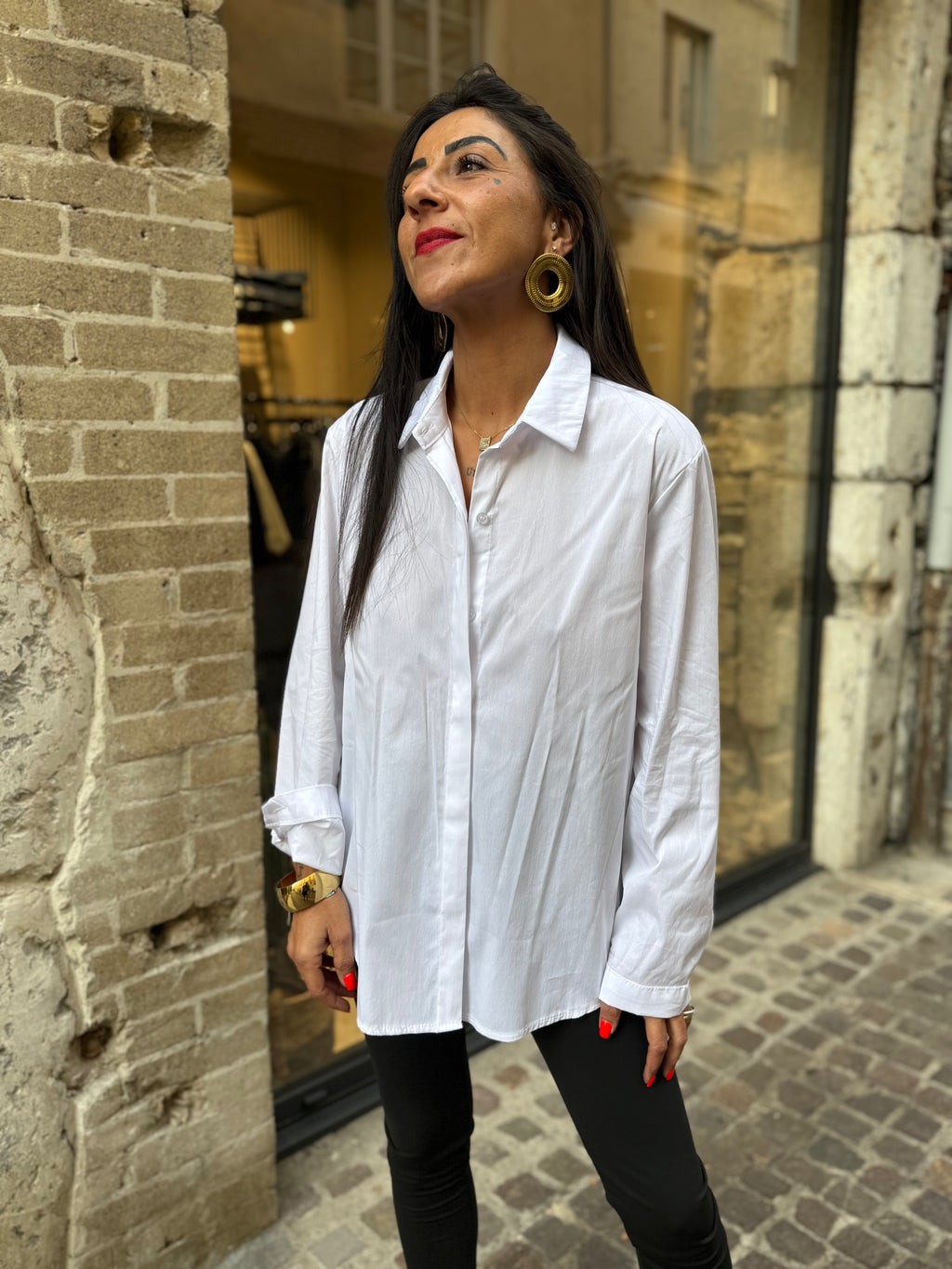 Chemise blanche - Déstructurée