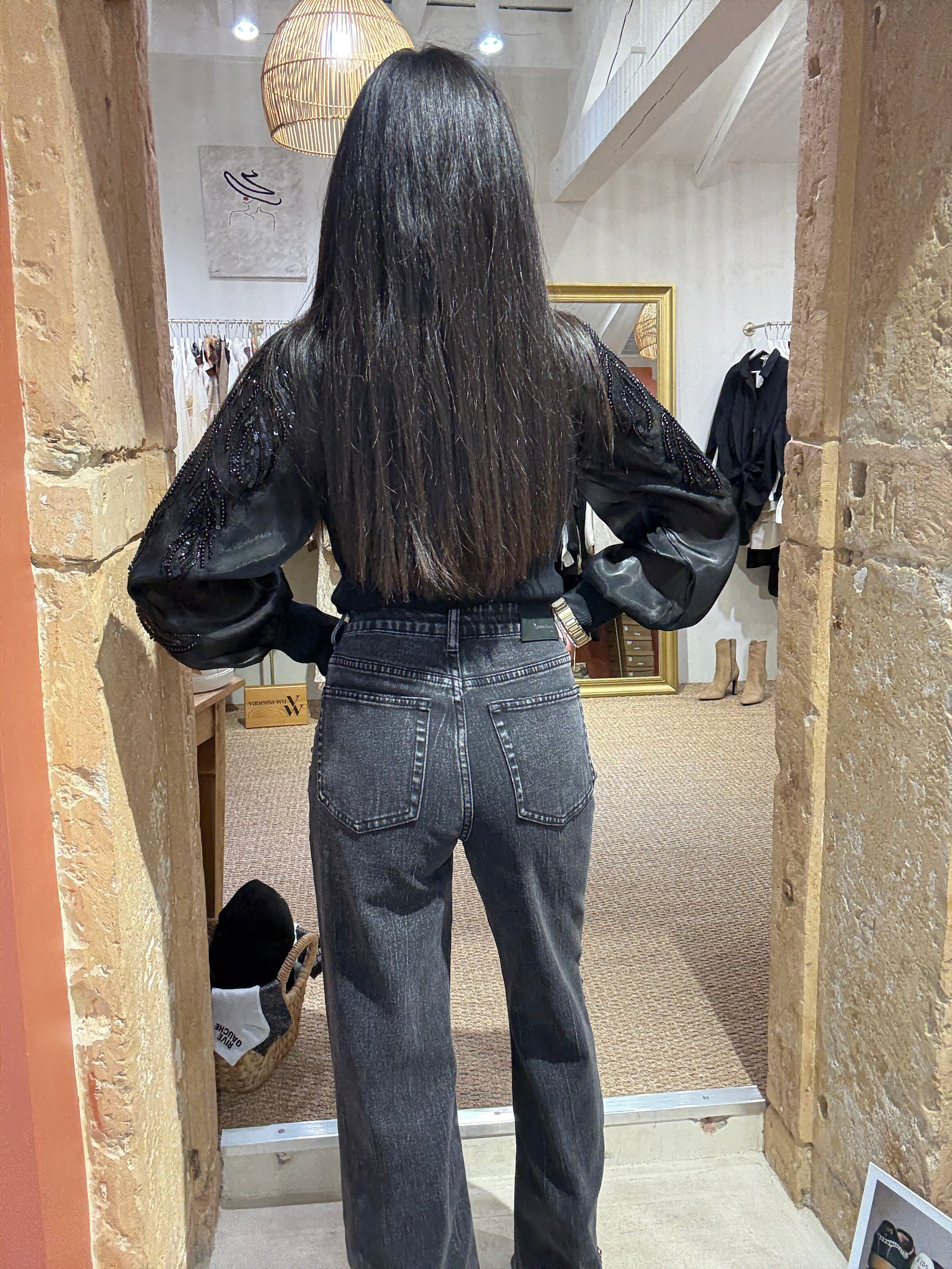 Jeans Bleu ou Noir - Clou