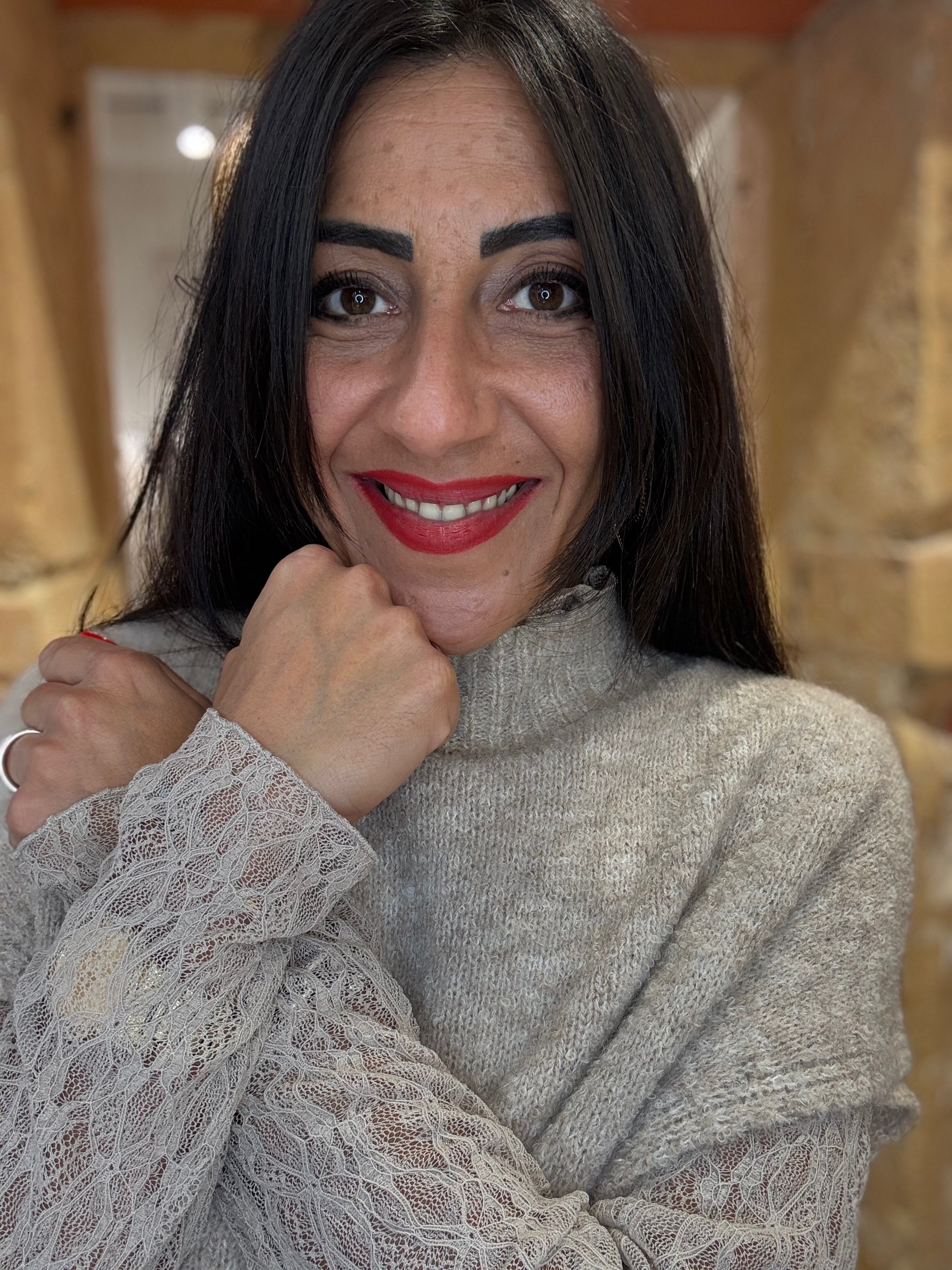 Pull Sans Manches - Dentelle