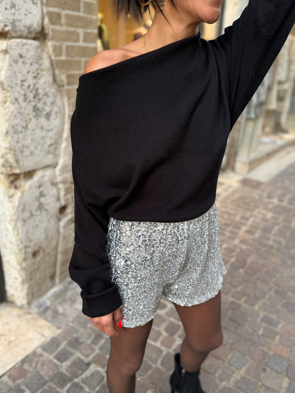 Pull - Epaule dénudée