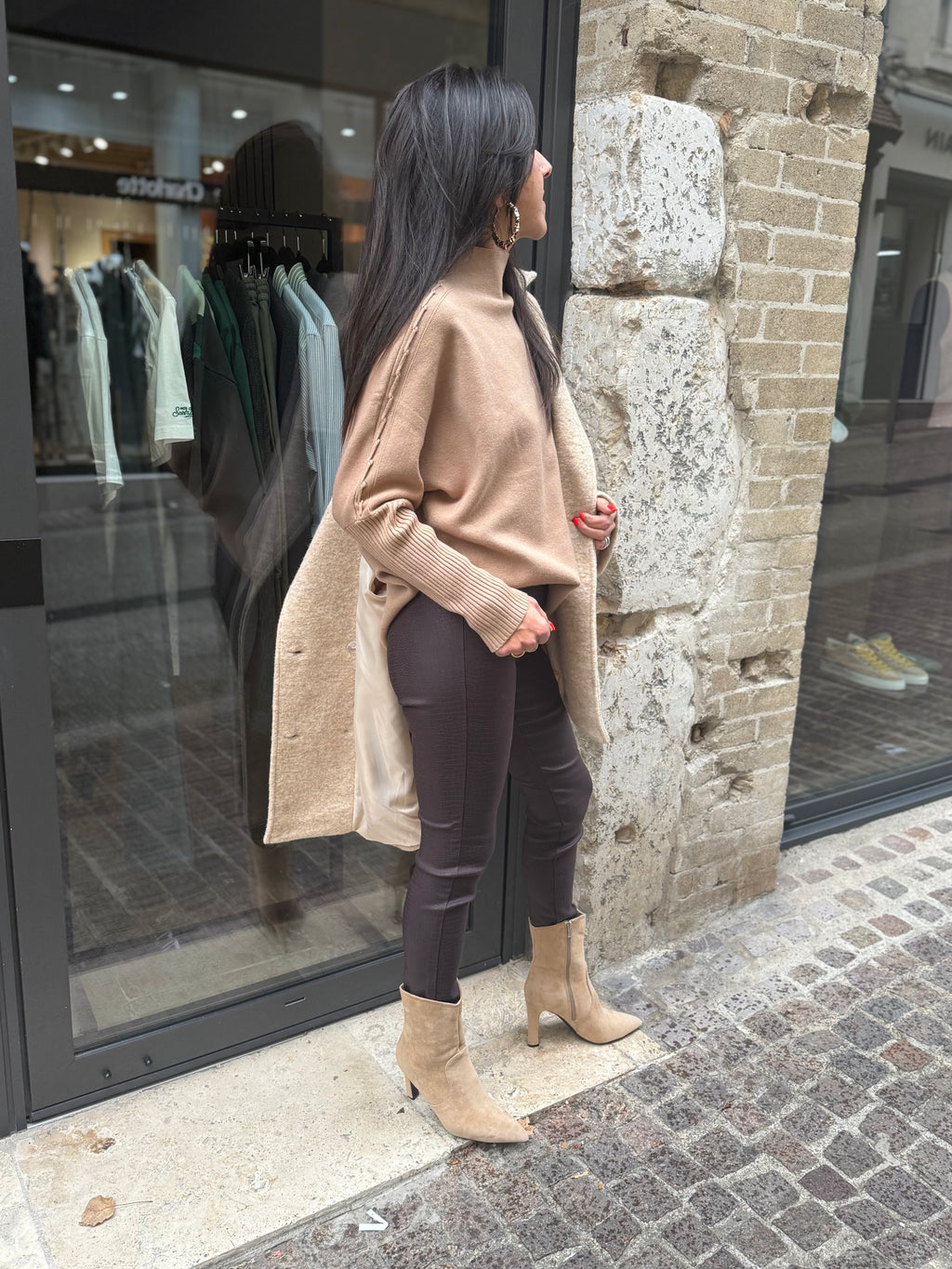 Legging Culture - Croco Prune