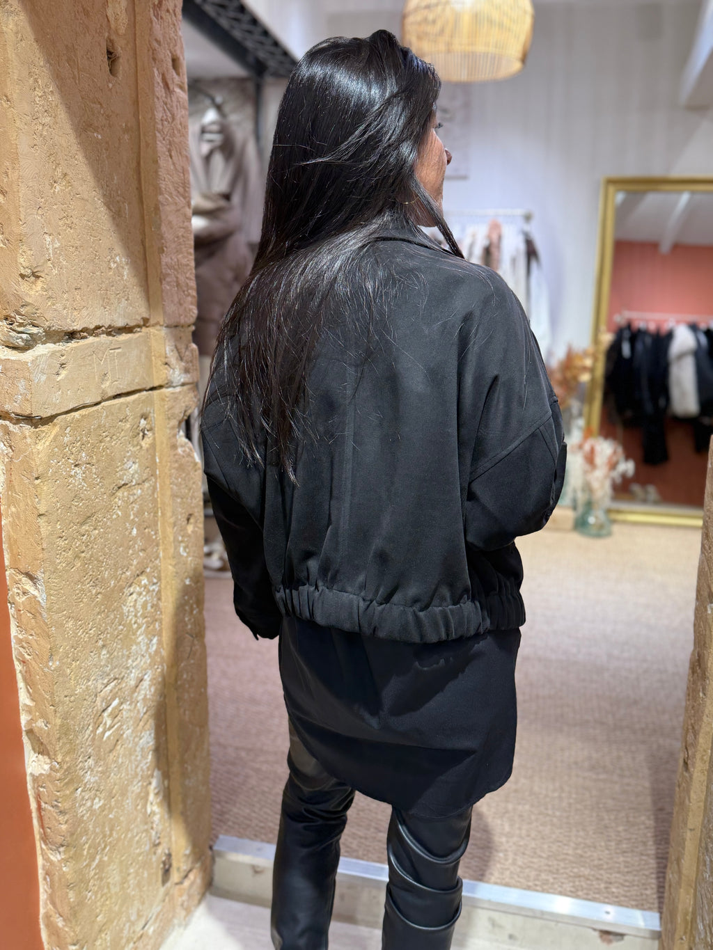 Veste Suedine - Noir ou Choco