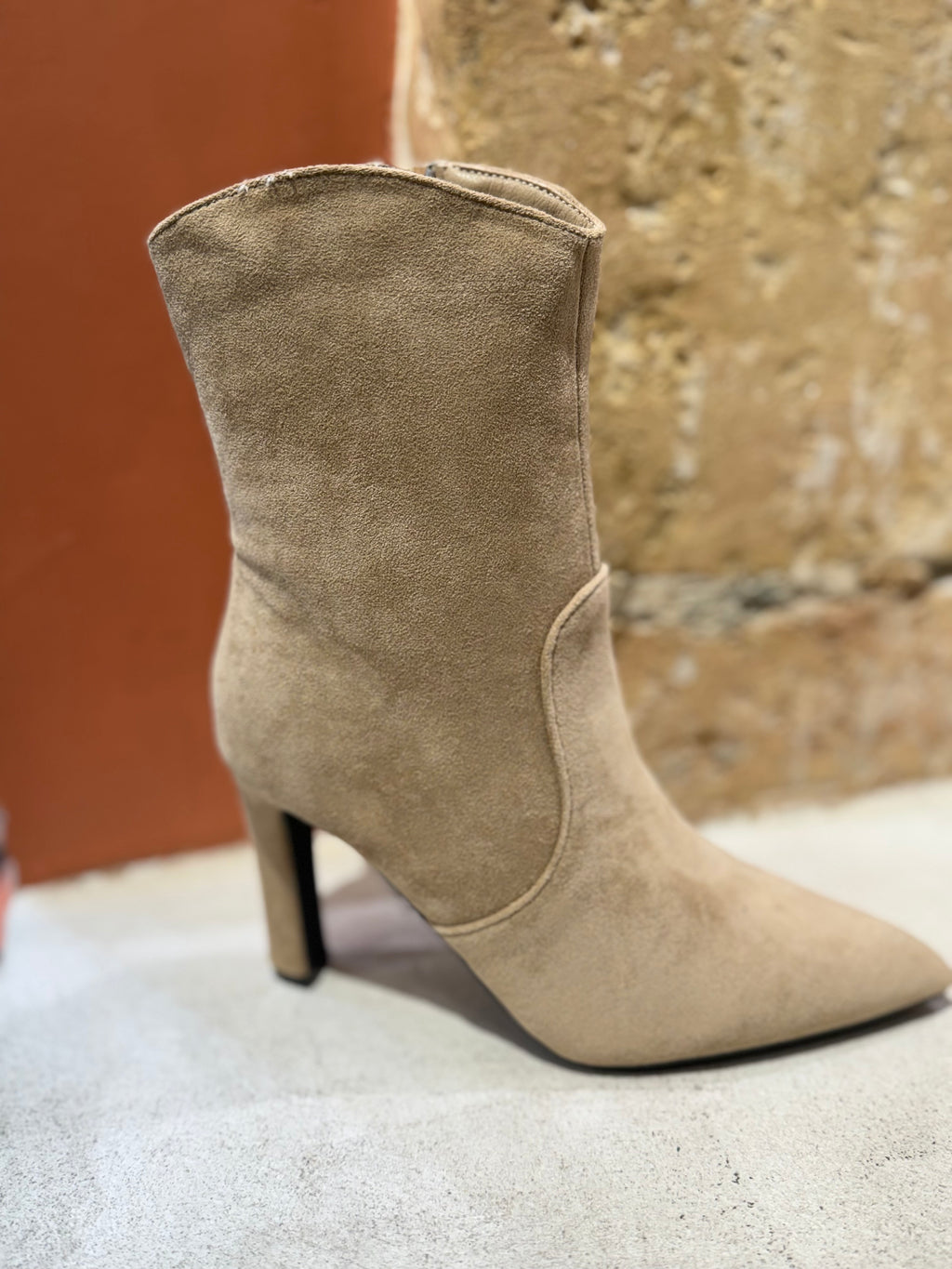 Bottines Daim Choco, Beige ou Noir - Prezzo