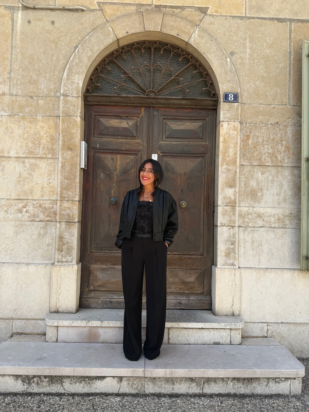 Veste en simili cuir LINA